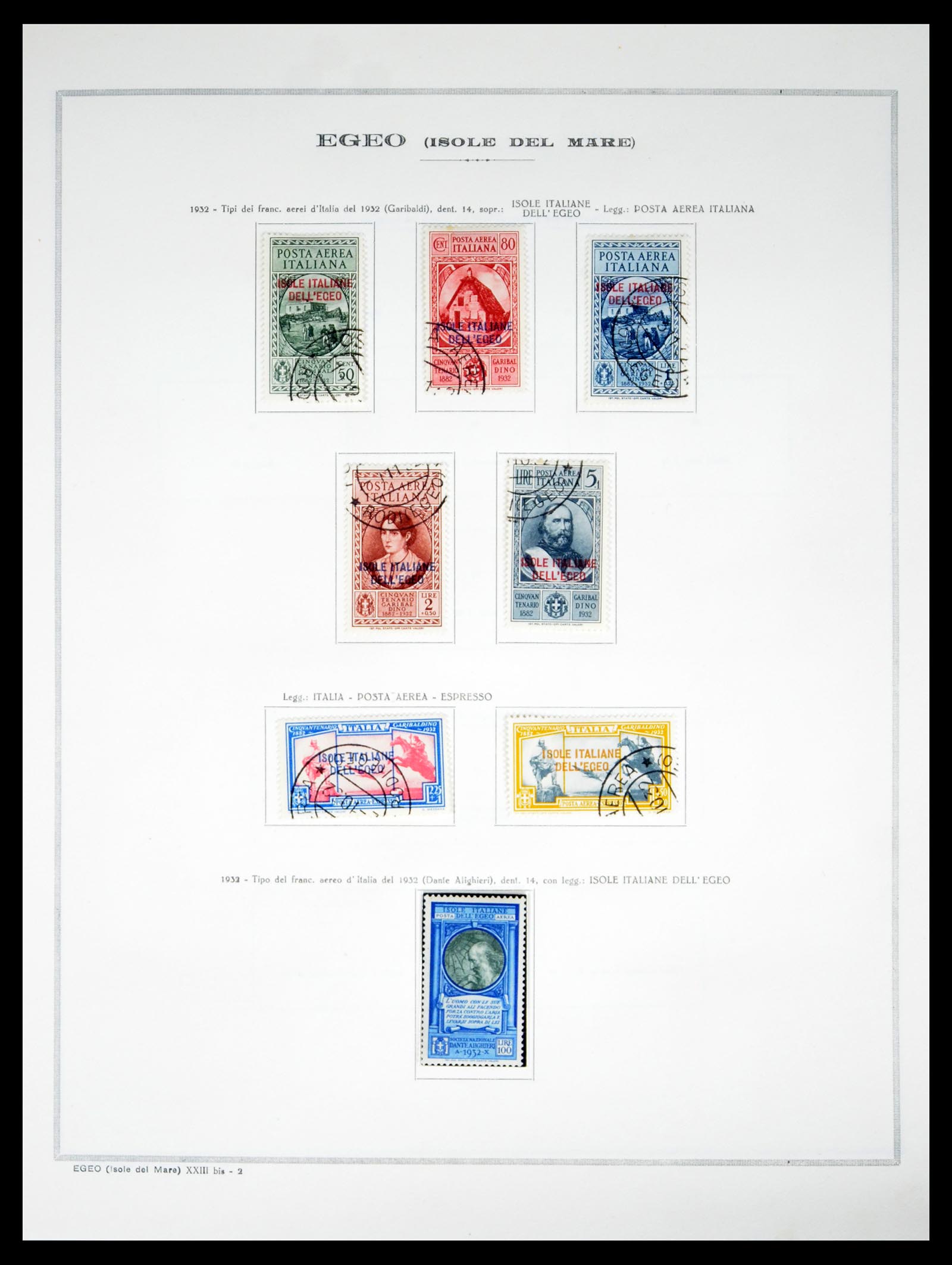 40425 0032 - Stamp collection 40425 Italian colonies 1893-1943.