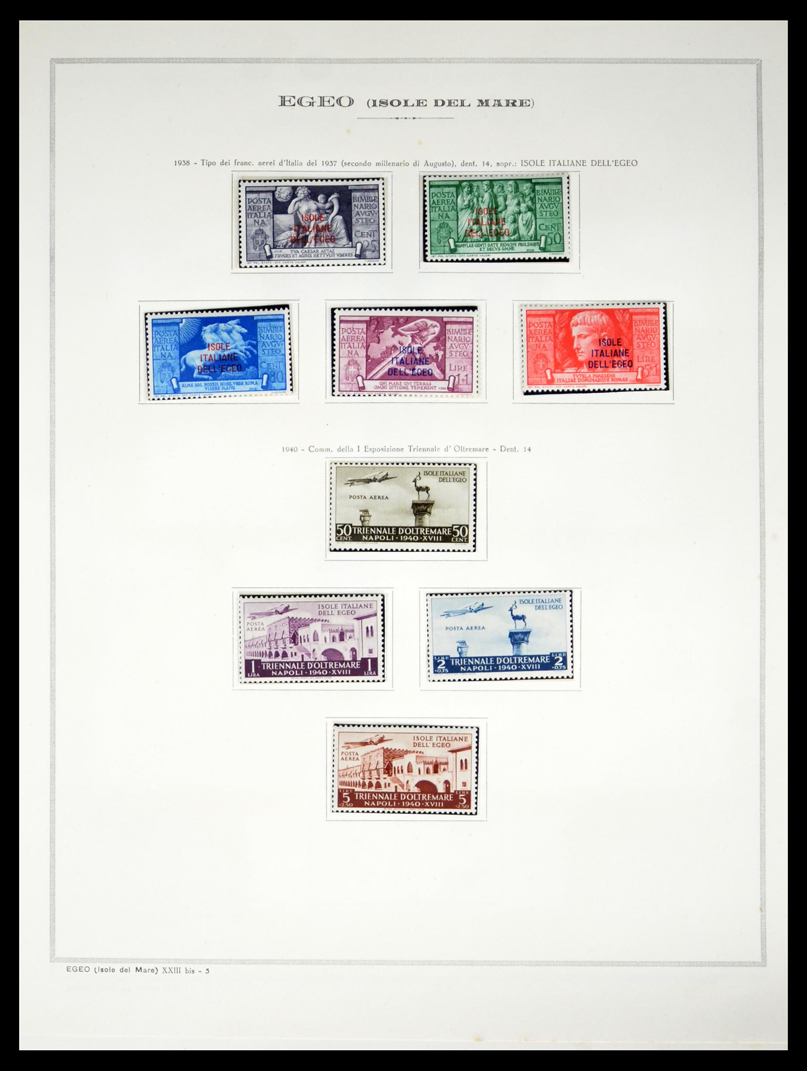 40425 0034 - Stamp collection 40425 Italian colonies 1893-1943.