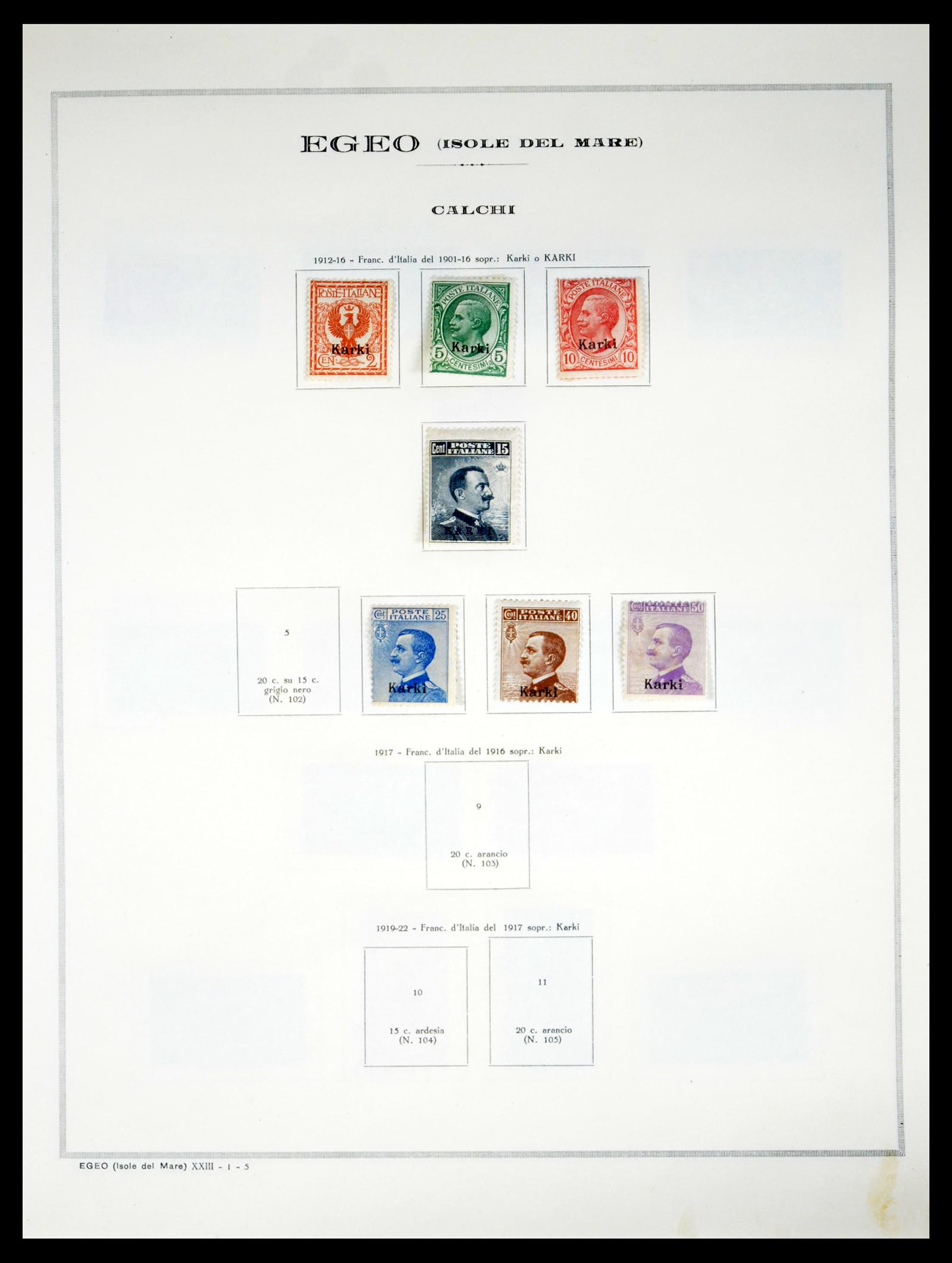 40425 0035 - Stamp collection 40425 Italian colonies 1893-1943.