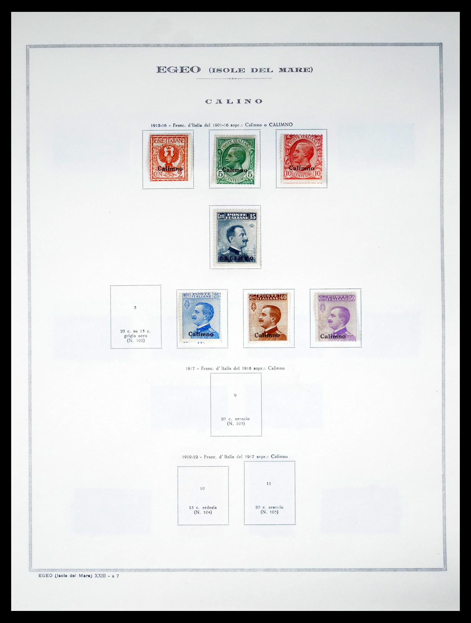 40425 0037 - Stamp collection 40425 Italian colonies 1893-1943.