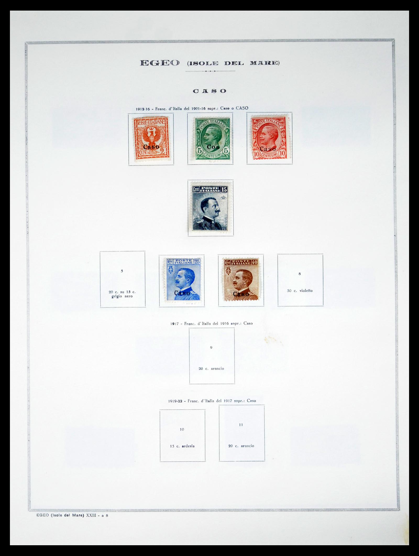 40425 0039 - Stamp collection 40425 Italian colonies 1893-1943.