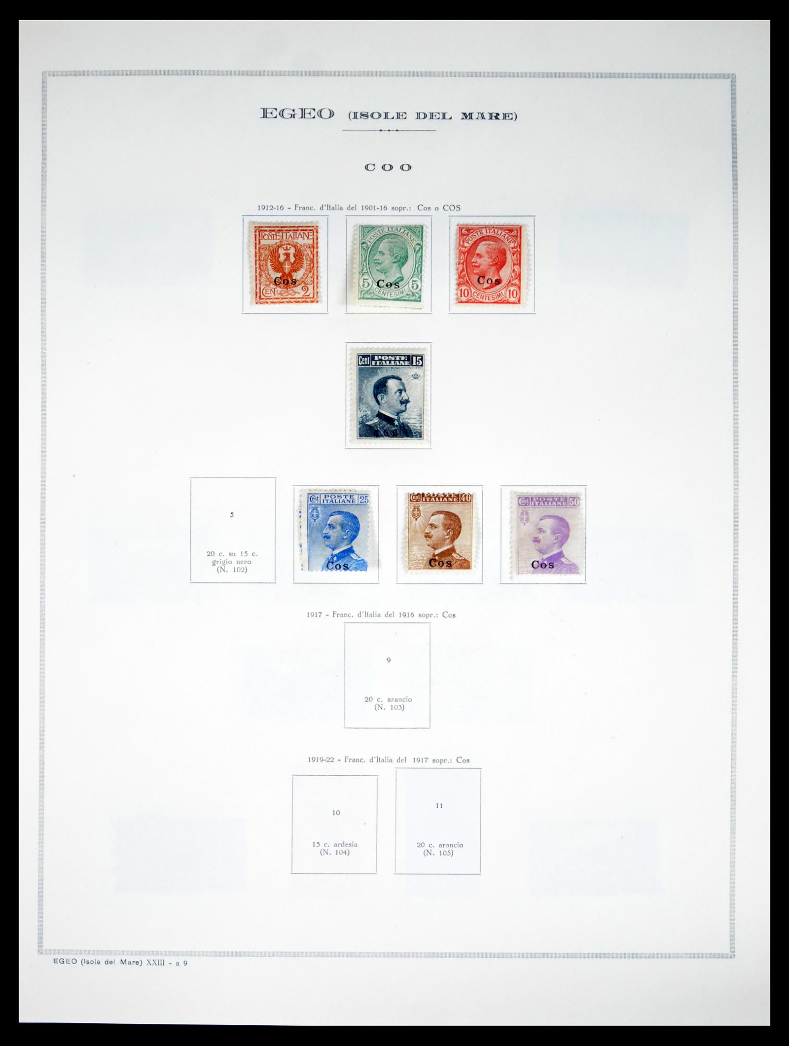 40425 0041 - Stamp collection 40425 Italian colonies 1893-1943.