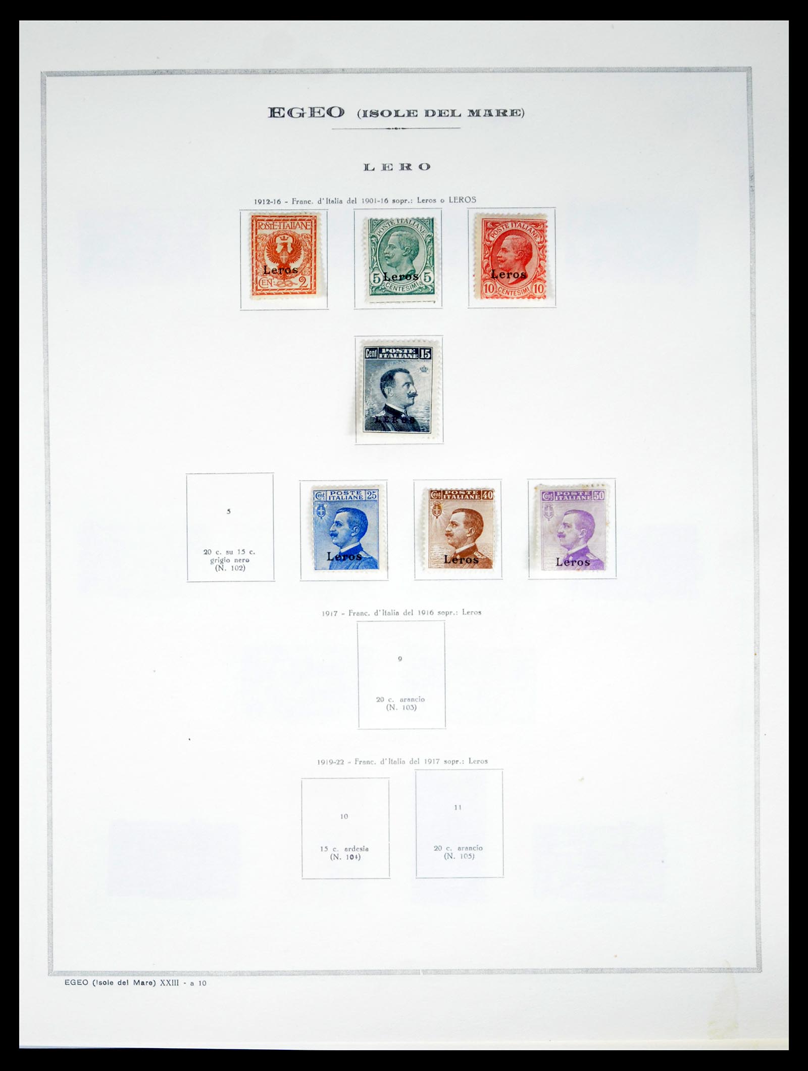 40425 0043 - Stamp collection 40425 Italian colonies 1893-1943.