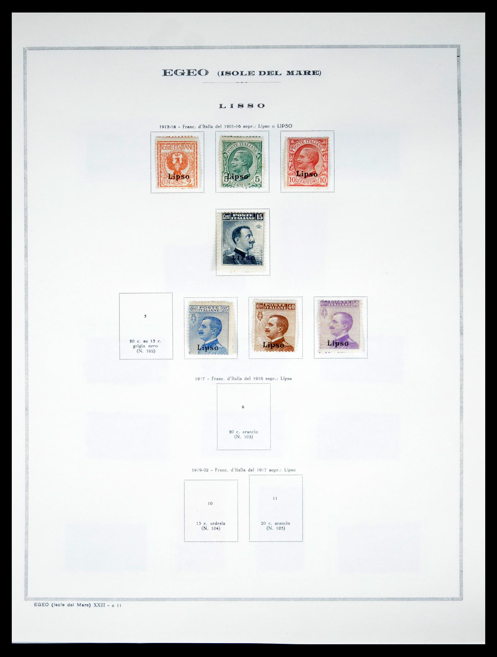 40425 0045 - Stamp collection 40425 Italian colonies 1893-1943.