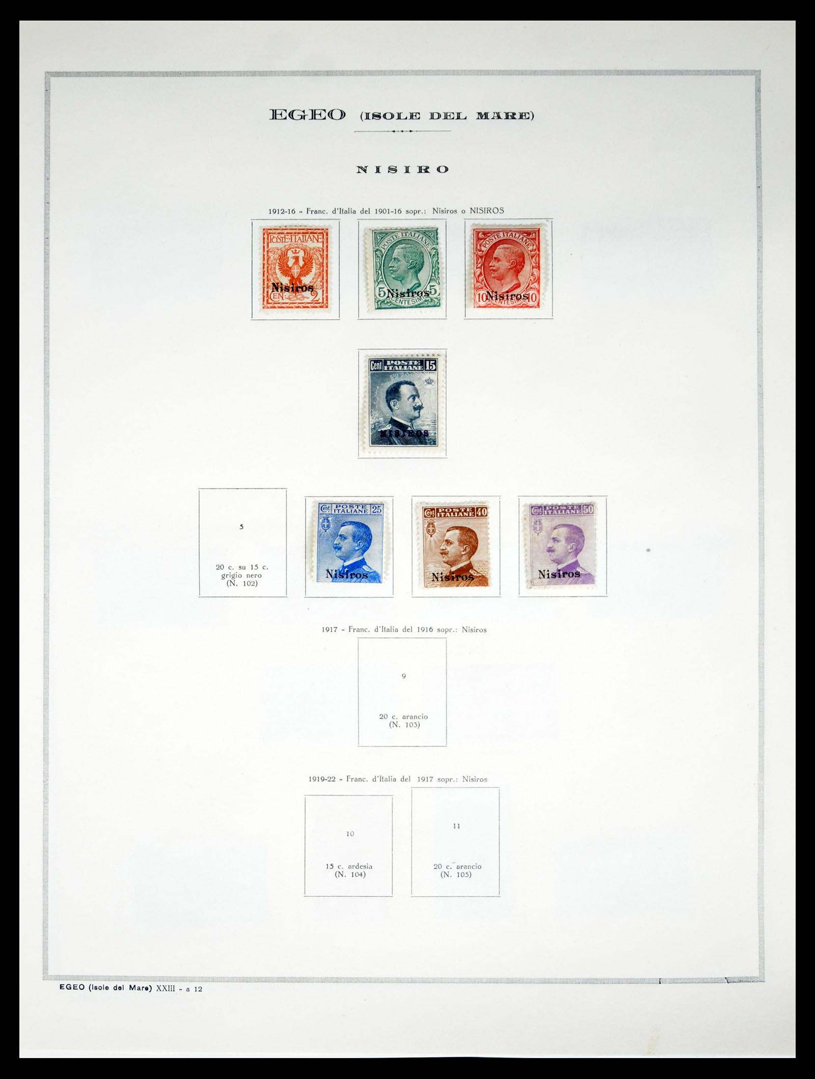 40425 0047 - Stamp collection 40425 Italian colonies 1893-1943.