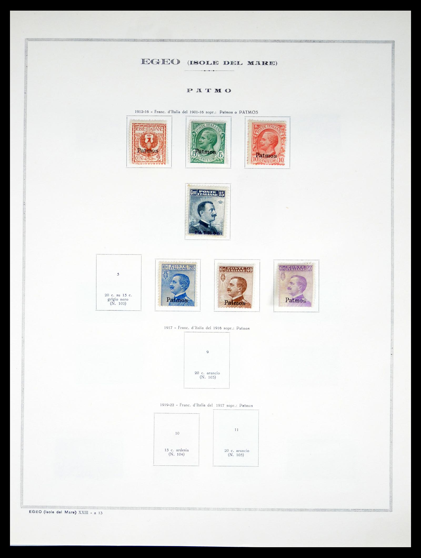 40425 0049 - Stamp collection 40425 Italian colonies 1893-1943.