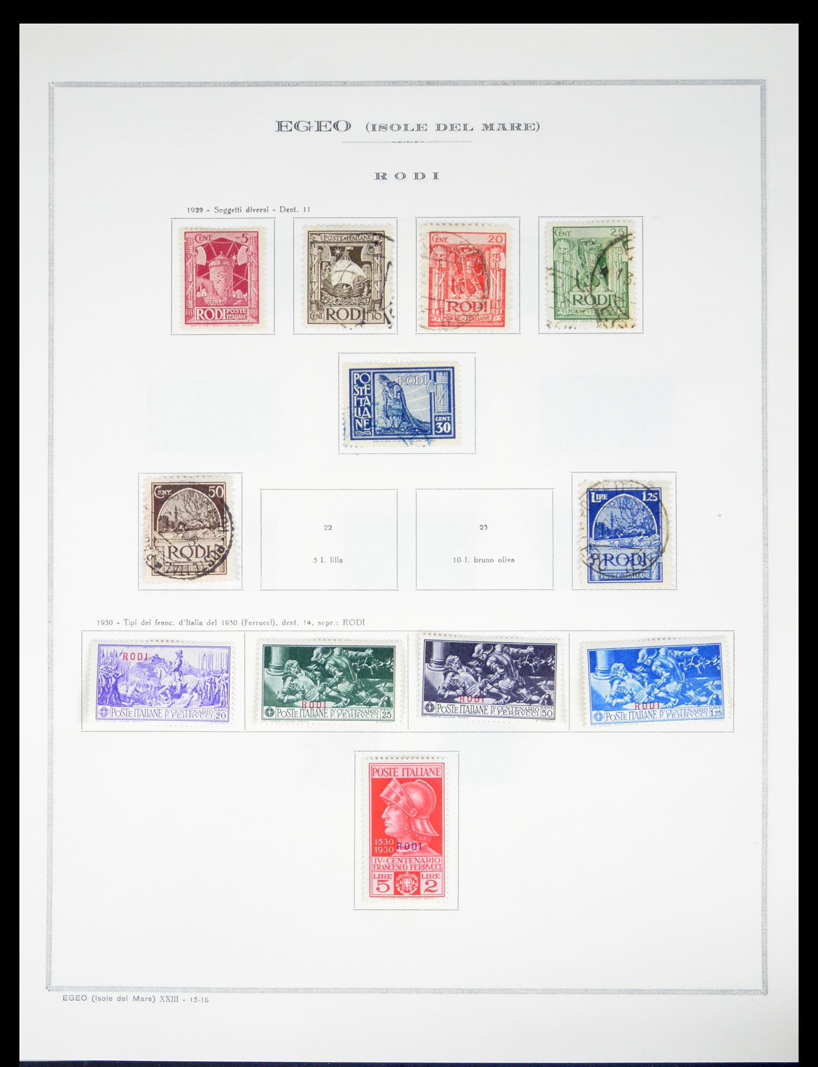 40425 0054 - Stamp collection 40425 Italian colonies 1893-1943.