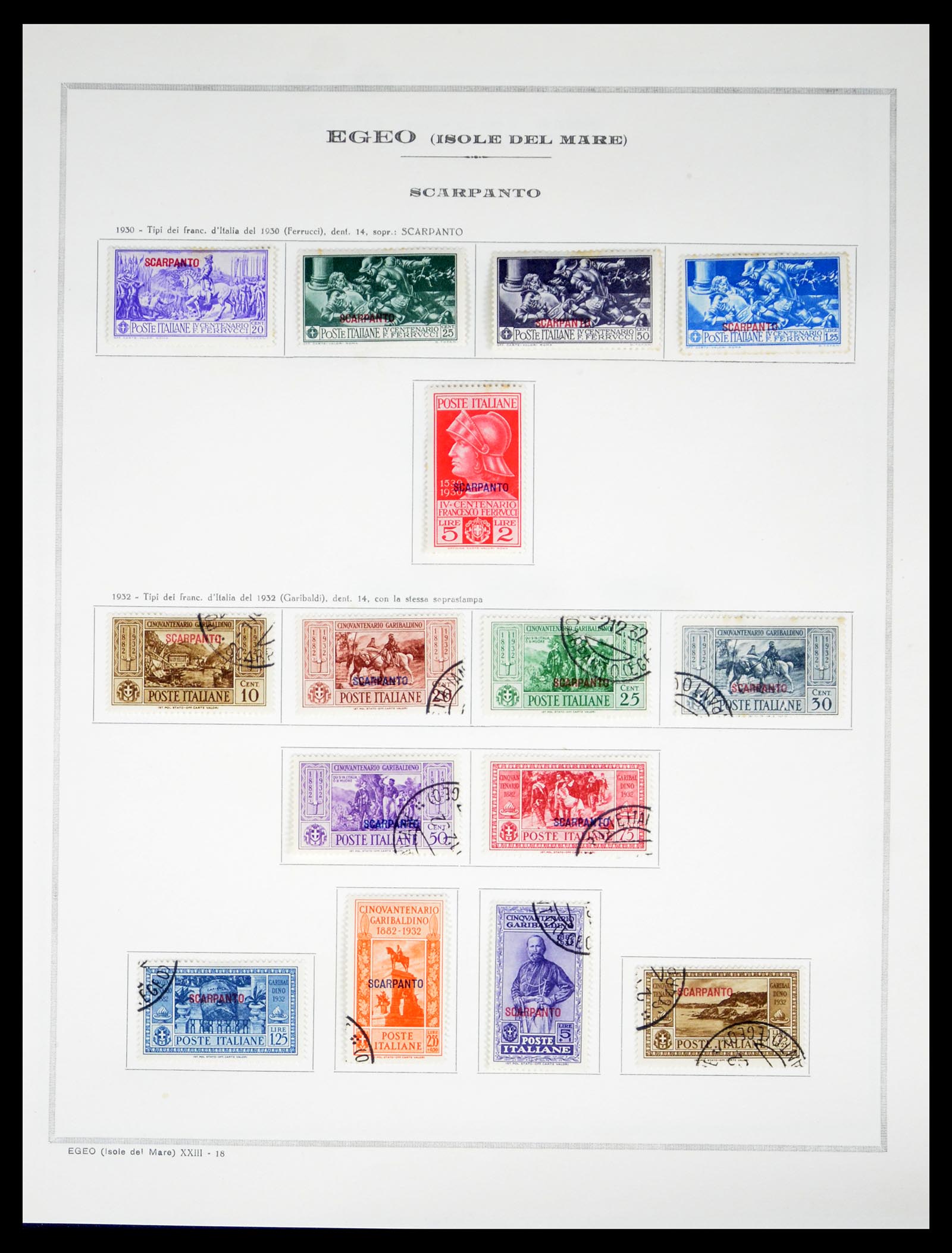 40425 0059 - Stamp collection 40425 Italian colonies 1893-1943.