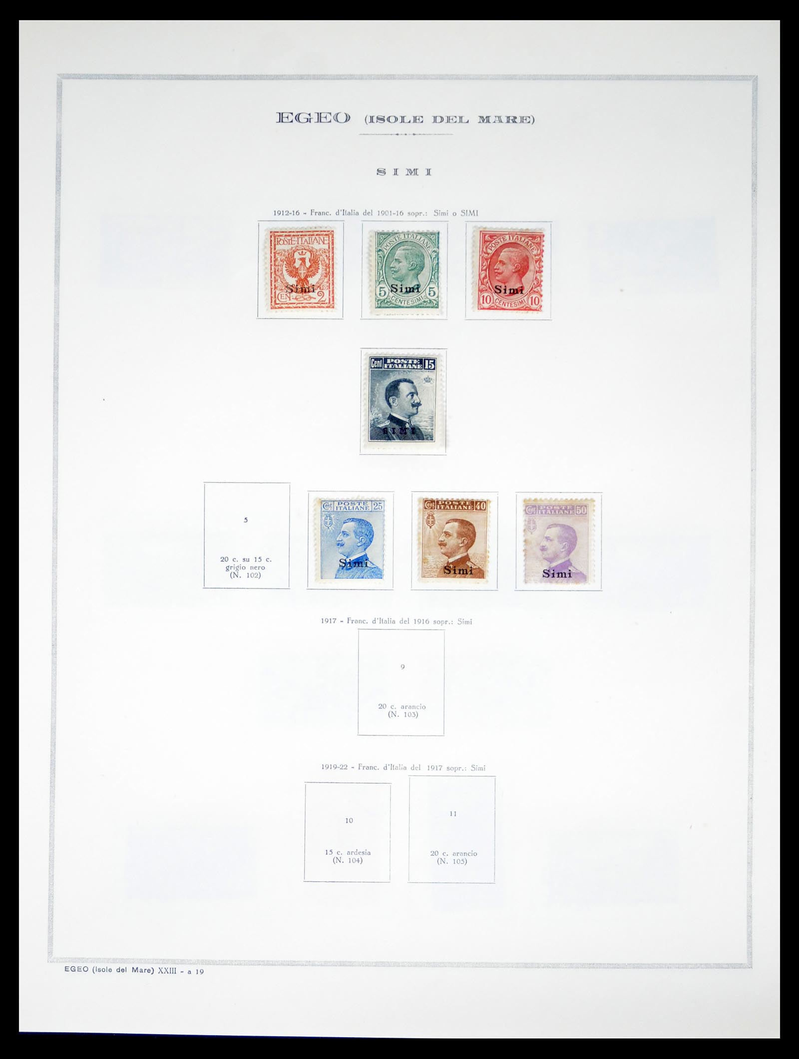 40425 0060 - Stamp collection 40425 Italian colonies 1893-1943.
