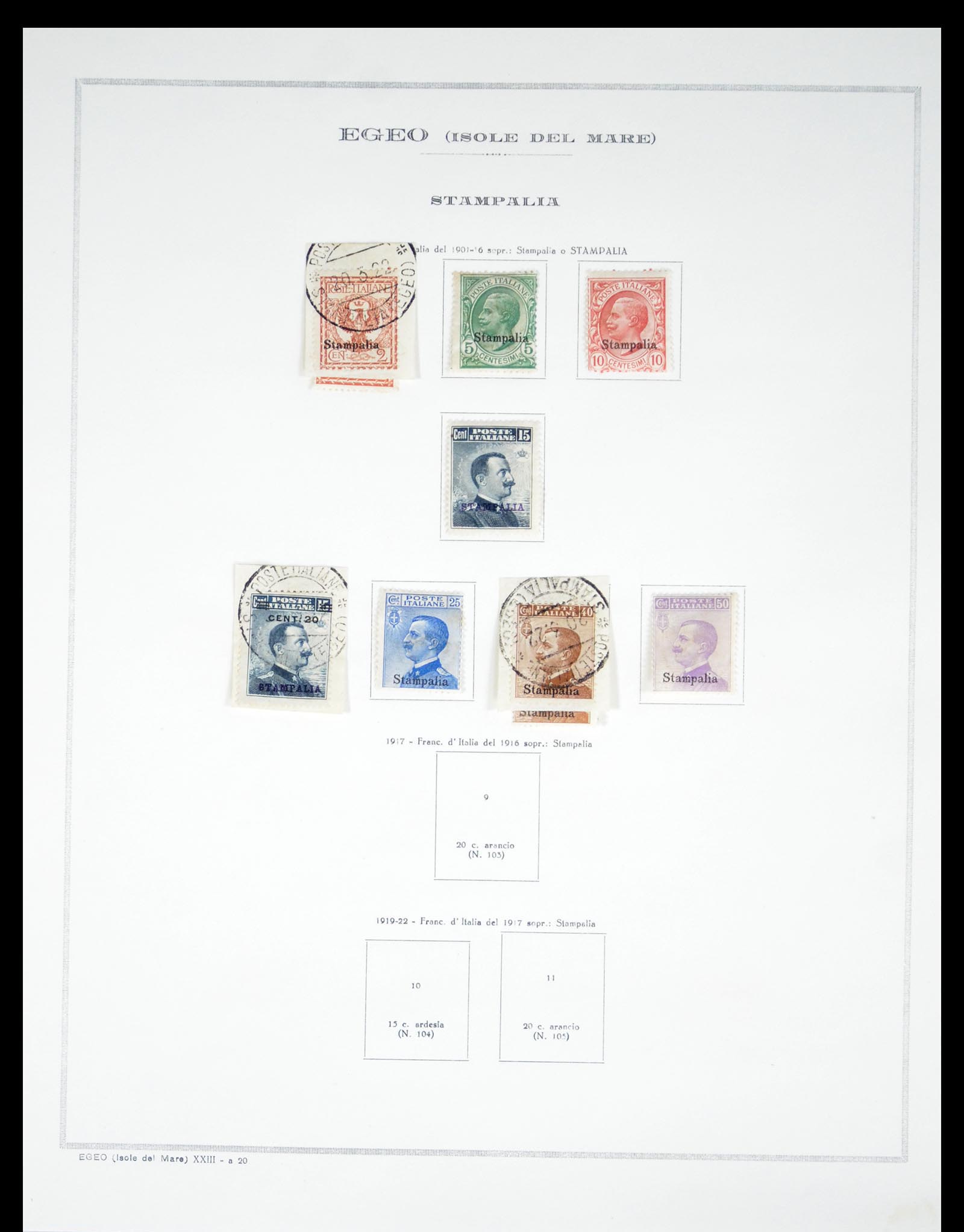 40425 0062 - Stamp collection 40425 Italian colonies 1893-1943.