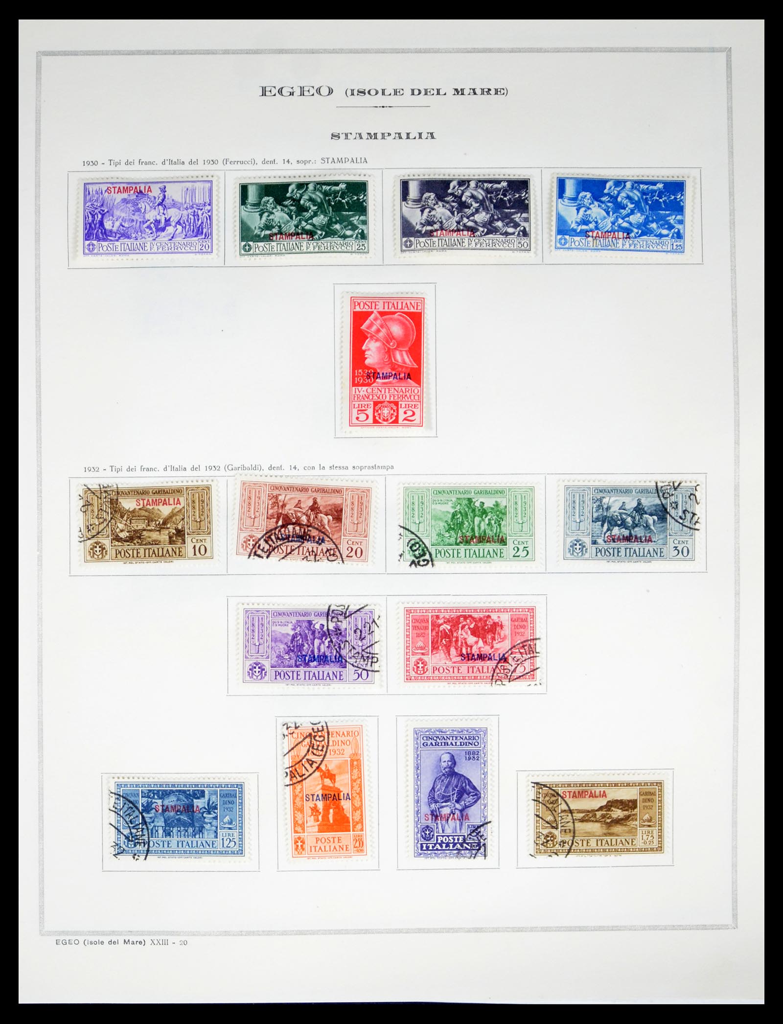40425 0063 - Stamp collection 40425 Italian colonies 1893-1943.