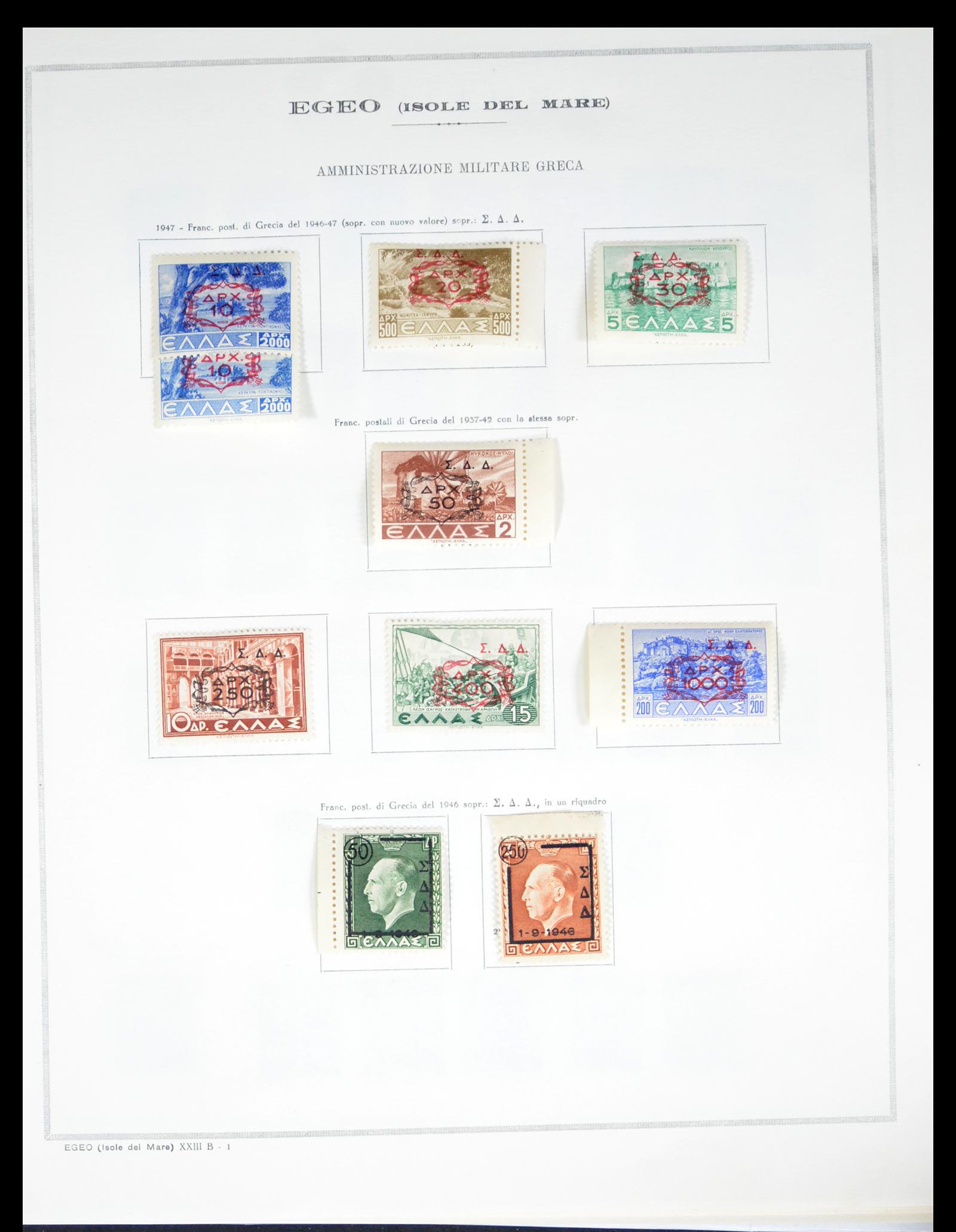 40425 0064 - Stamp collection 40425 Italian colonies 1893-1943.