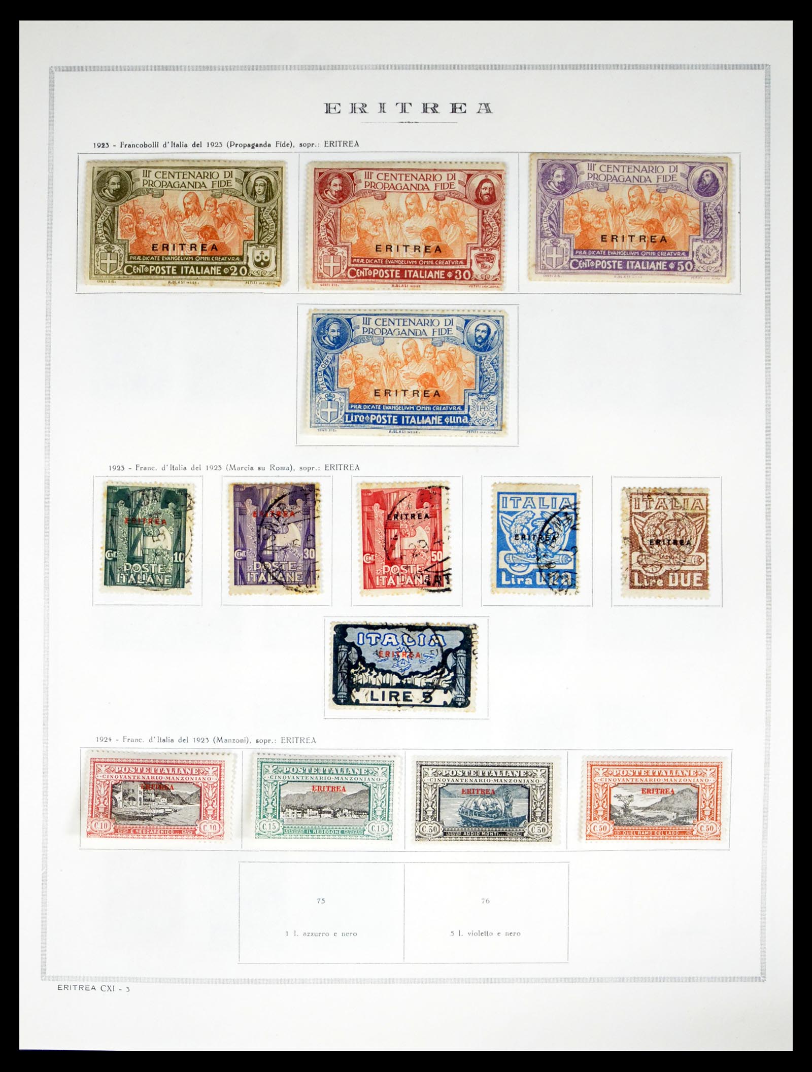 40425 0067 - Stamp collection 40425 Italian colonies 1893-1943.