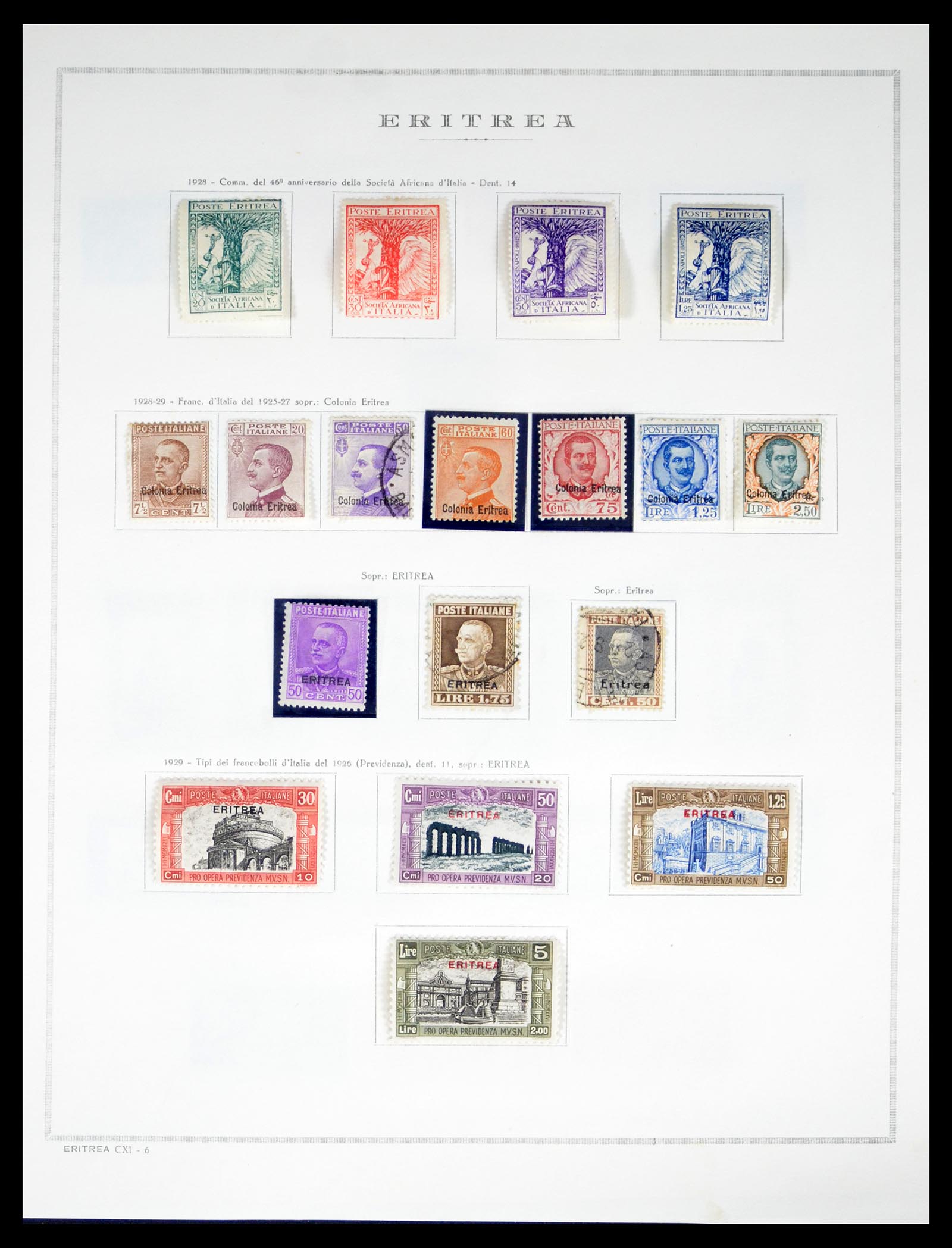 40425 0070 - Stamp collection 40425 Italian colonies 1893-1943.
