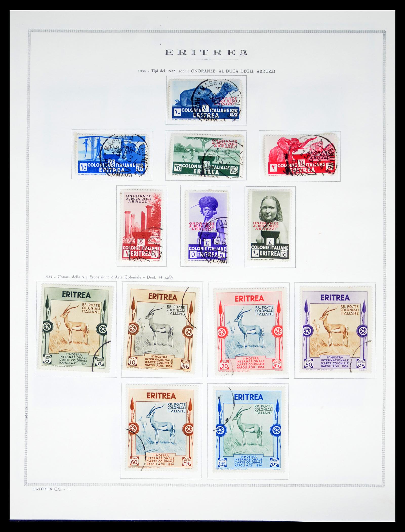40425 0075 - Stamp collection 40425 Italian colonies 1893-1943.