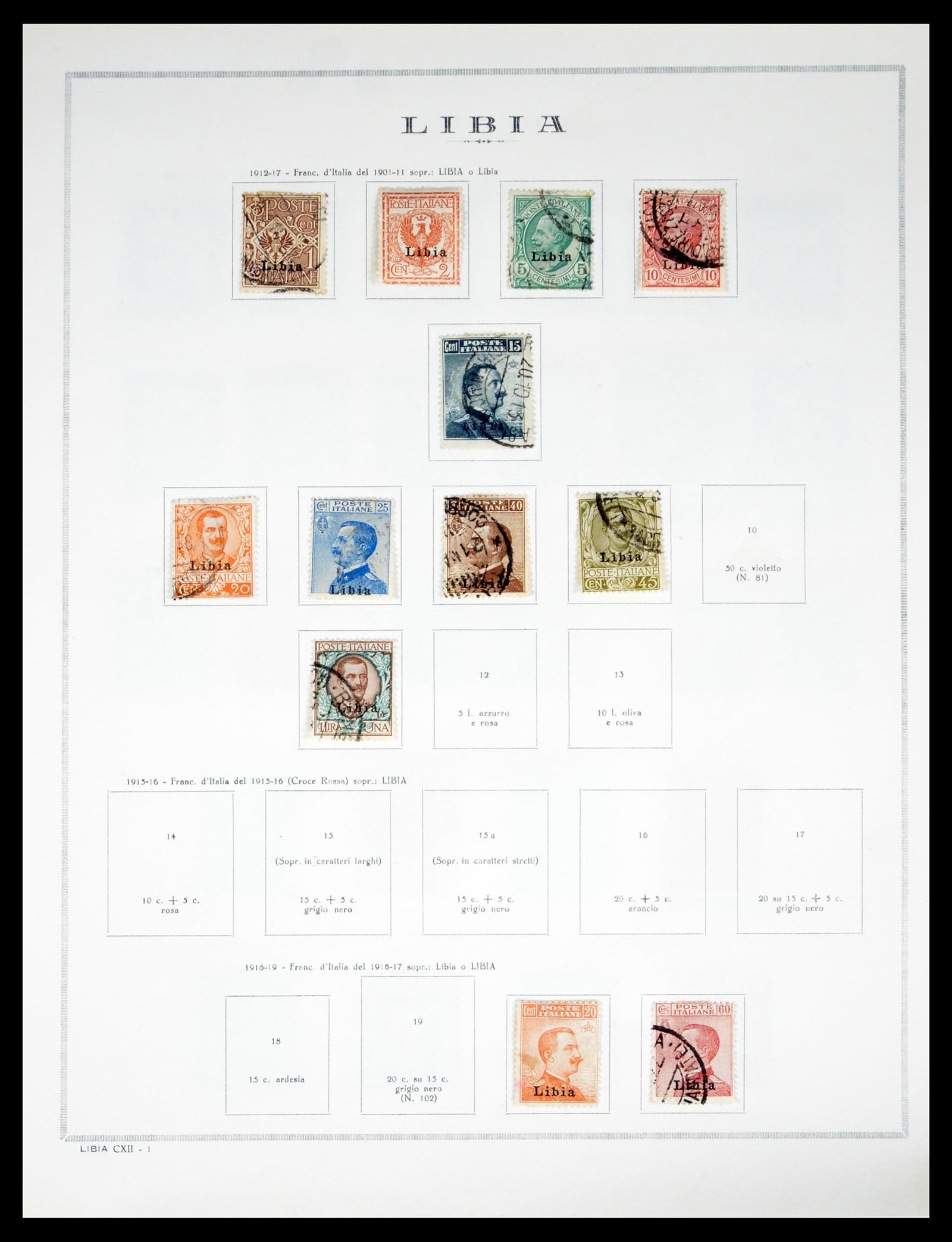 40425 0080 - Stamp collection 40425 Italian colonies 1893-1943.