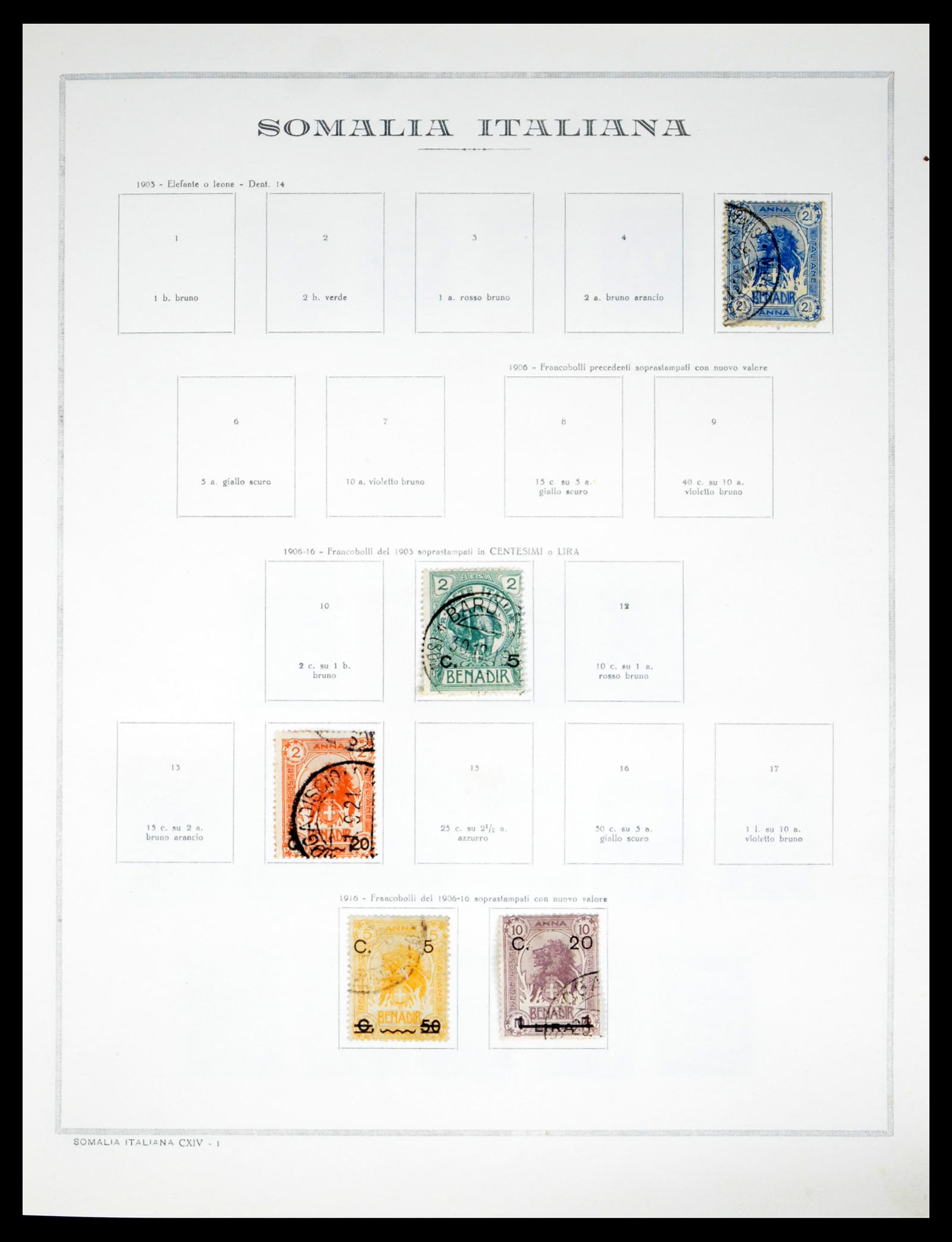 40425 0091 - Stamp collection 40425 Italian colonies 1893-1943.