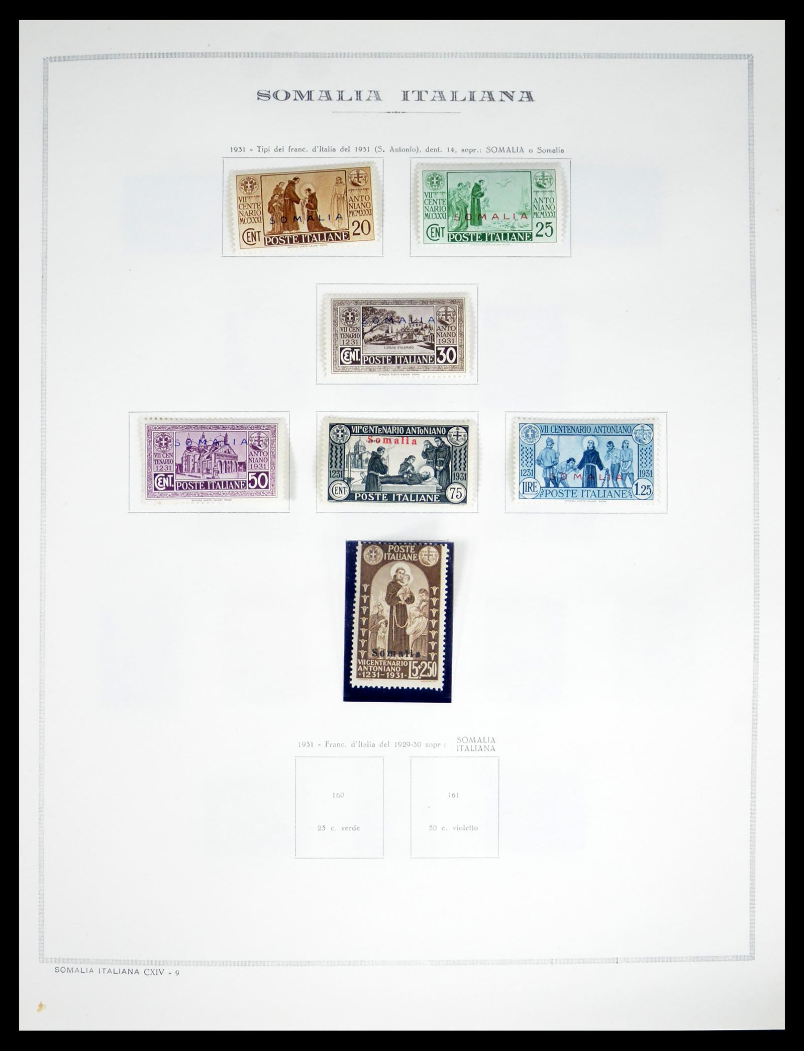 40425 0100 - Stamp collection 40425 Italian colonies 1893-1943.