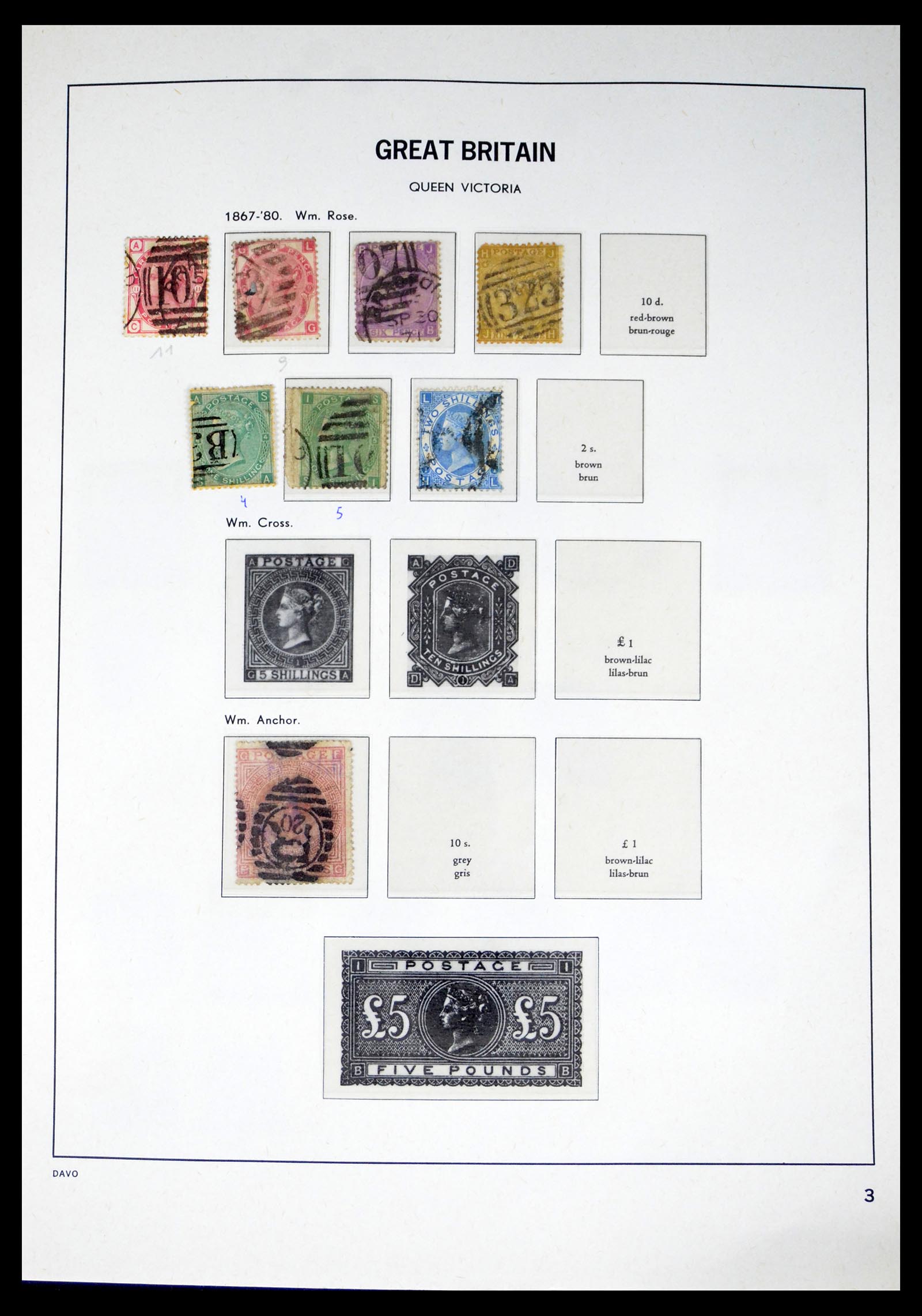40432 0003 - Postzegel verzameling 40432 Engeland 1841-1970.