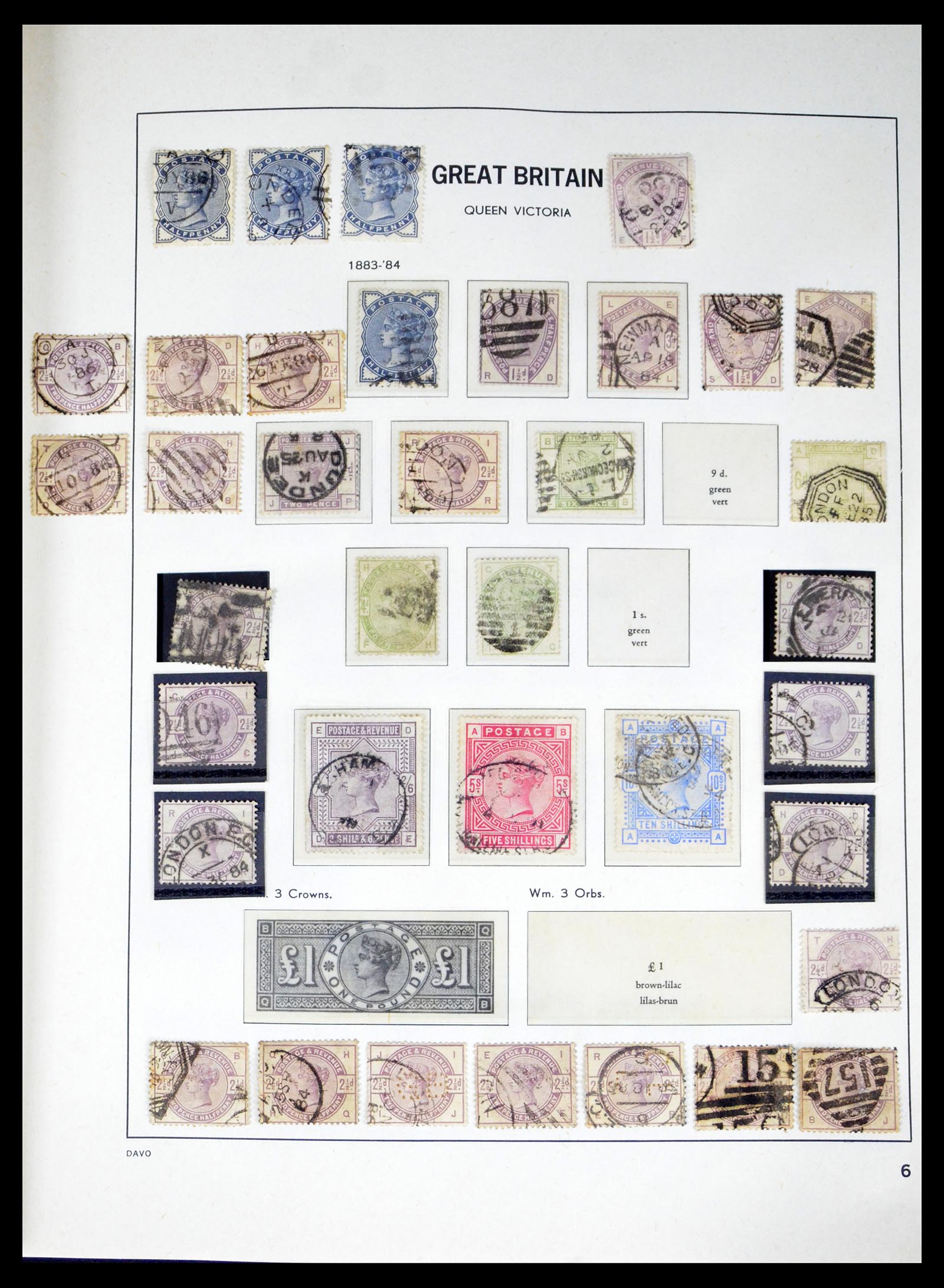 40432 0006 - Postzegel verzameling 40432 Engeland 1841-1970.