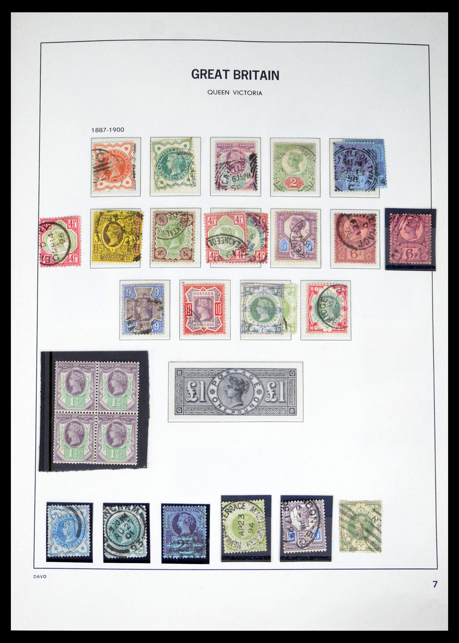 40432 0007 - Postzegel verzameling 40432 Engeland 1841-1970.