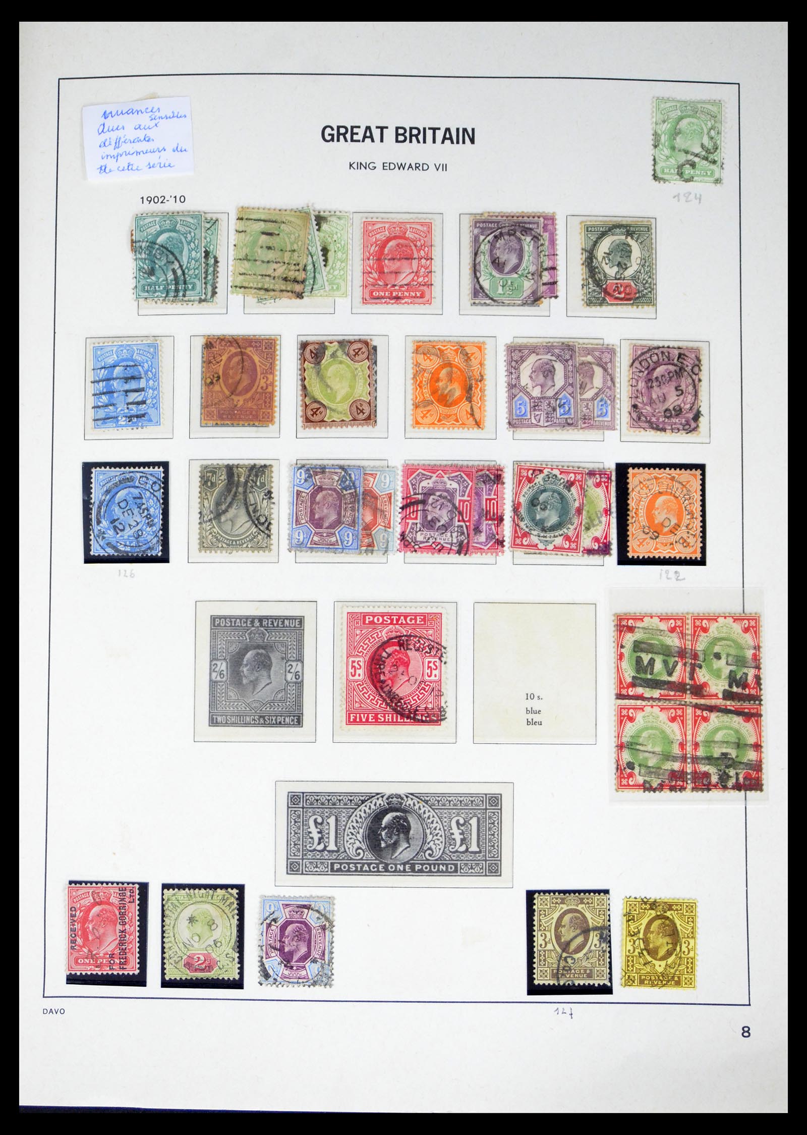 40432 0008 - Postzegel verzameling 40432 Engeland 1841-1970.