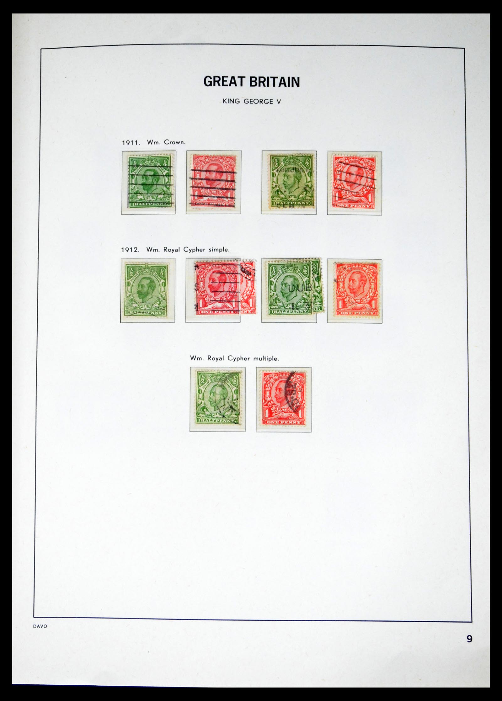 40432 0009 - Postzegel verzameling 40432 Engeland 1841-1970.