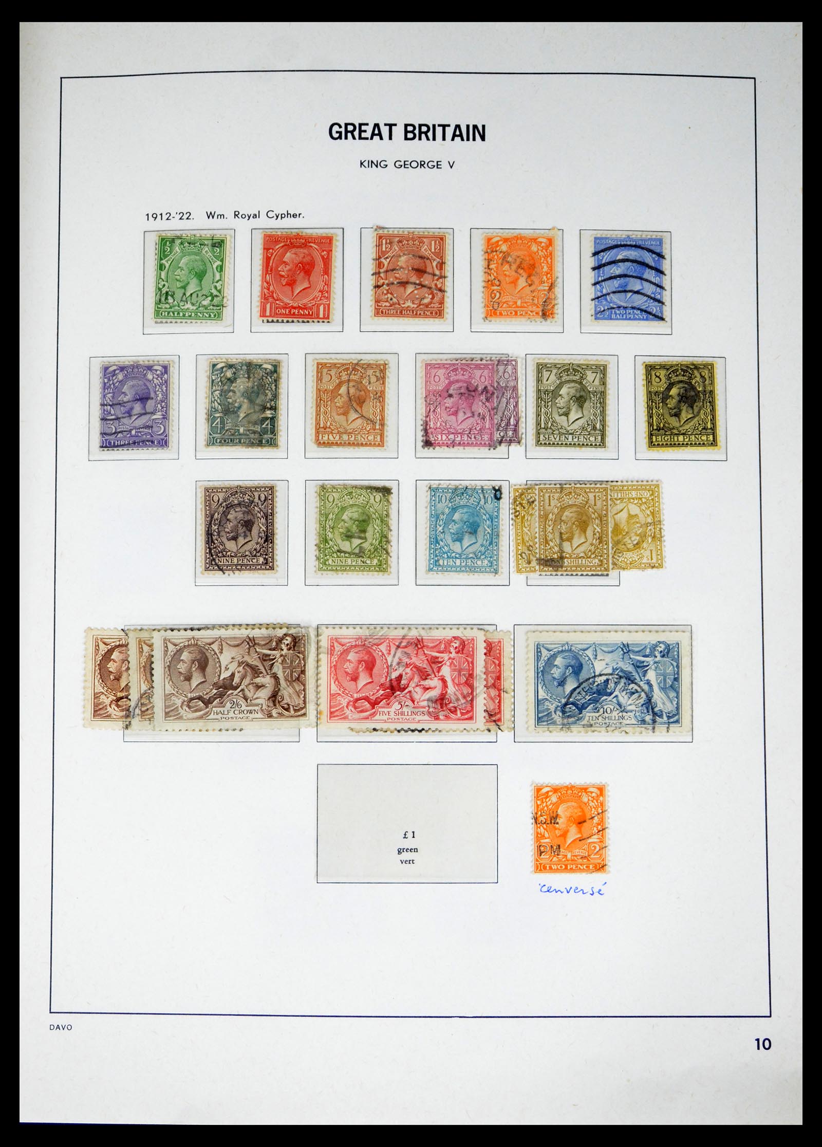 40432 0010 - Postzegel verzameling 40432 Engeland 1841-1970.