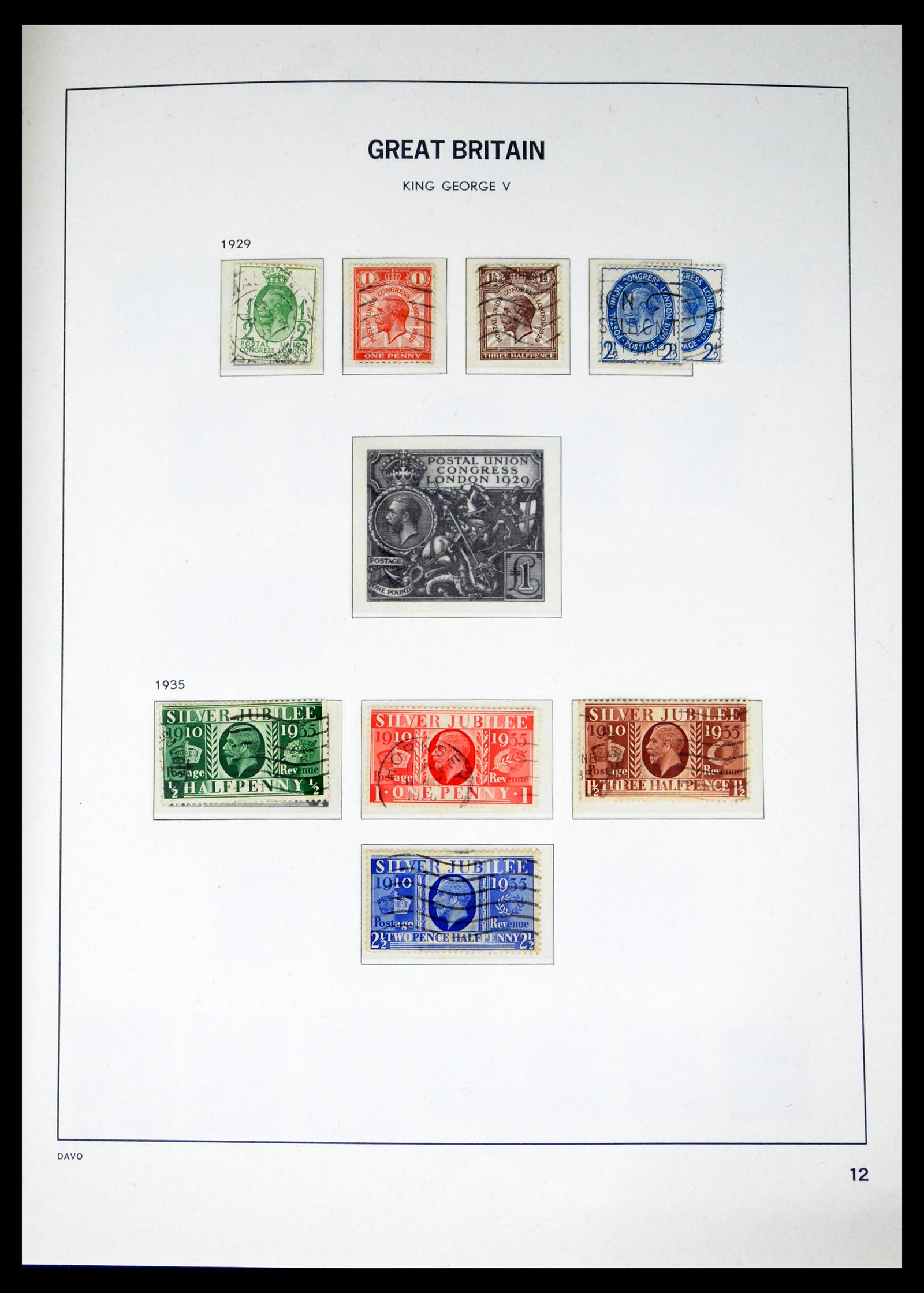 40432 0012 - Postzegel verzameling 40432 Engeland 1841-1970.