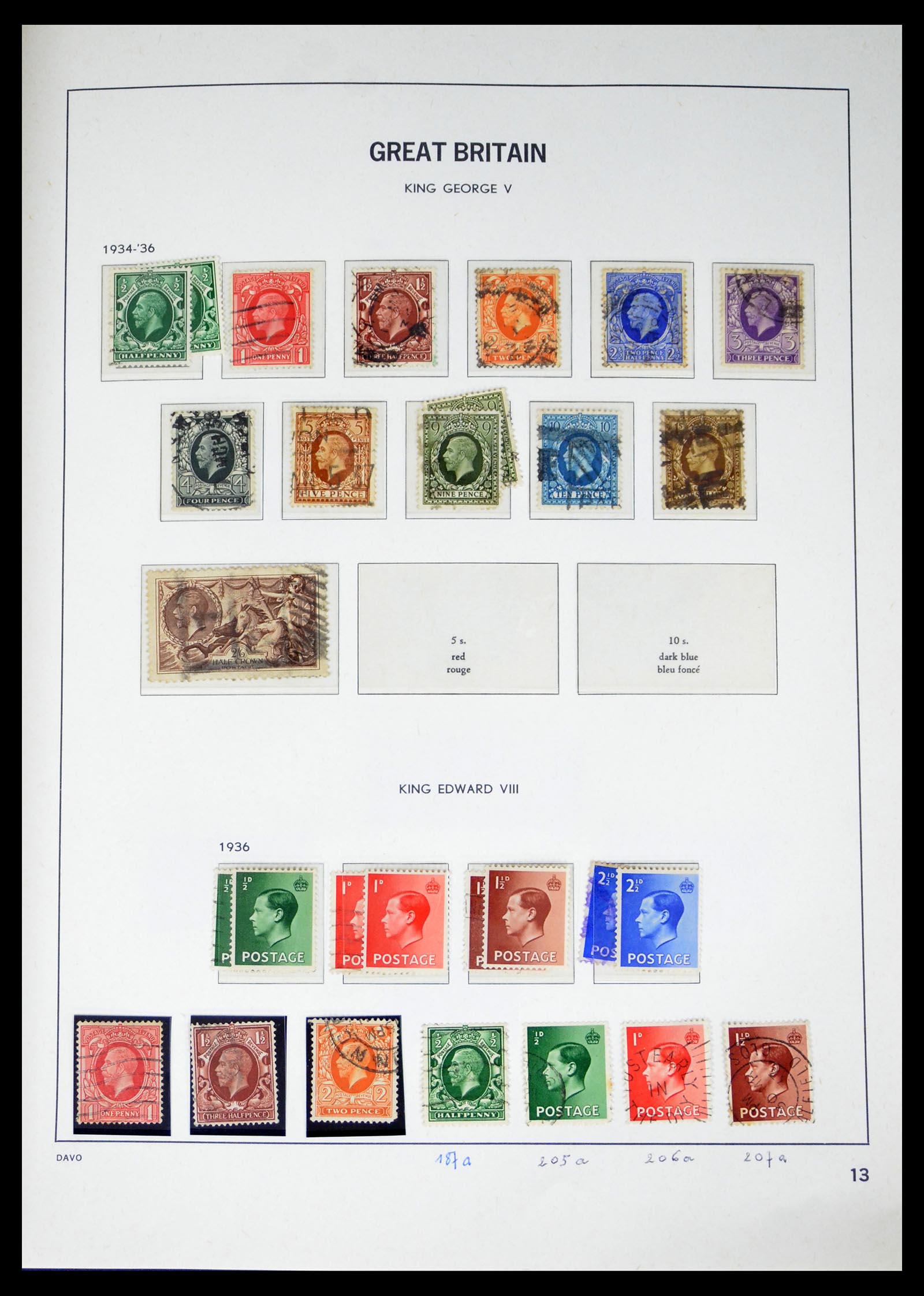 40432 0013 - Postzegel verzameling 40432 Engeland 1841-1970.