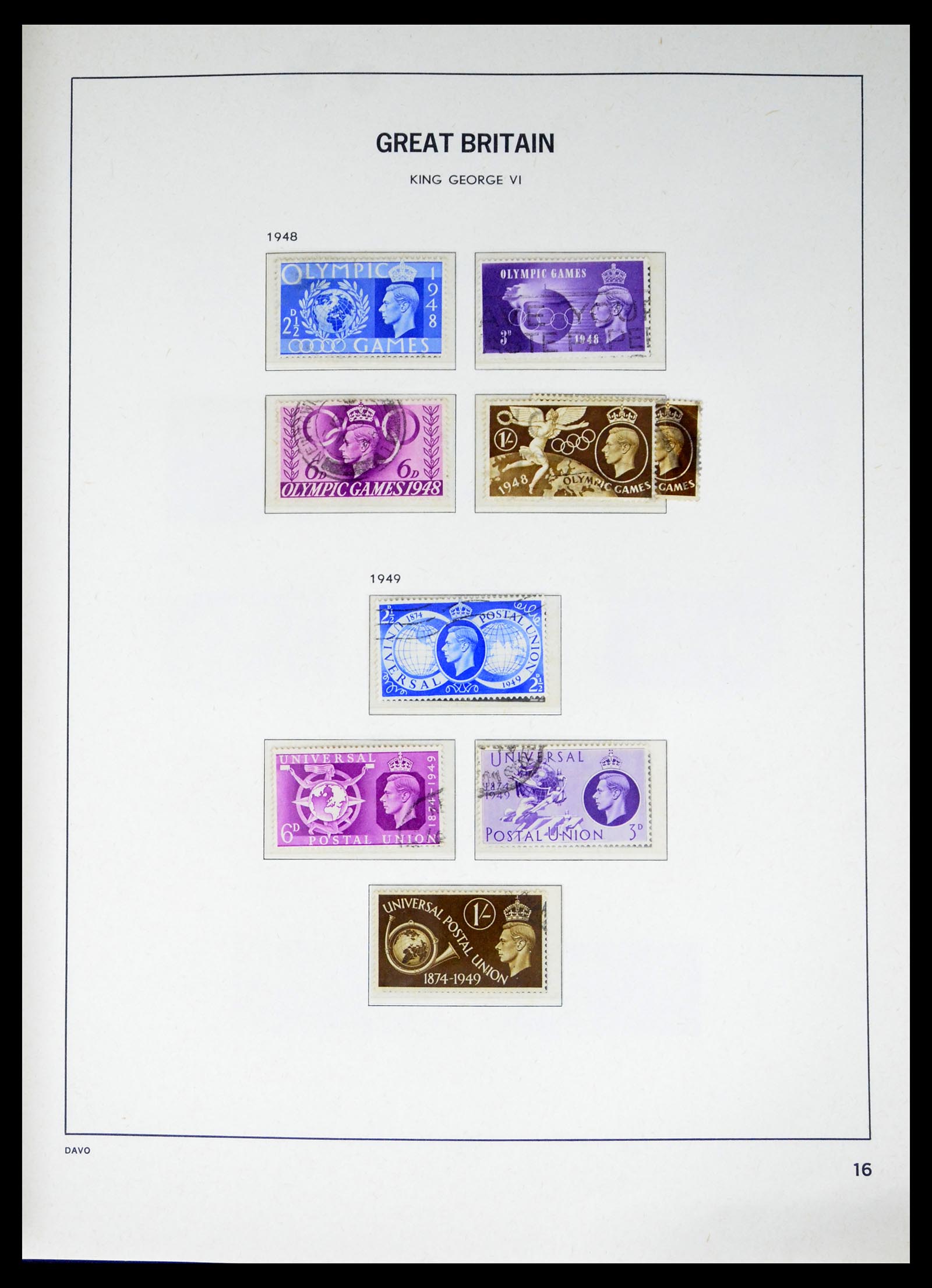 40432 0016 - Postzegel verzameling 40432 Engeland 1841-1970.
