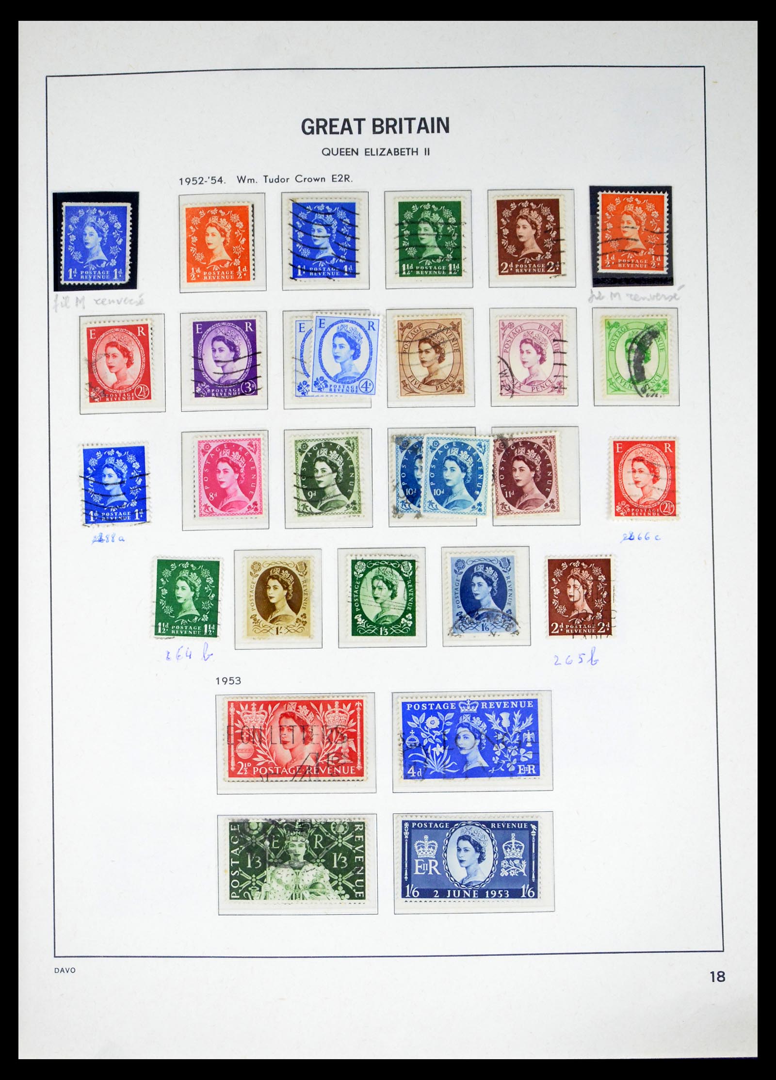 40432 0018 - Postzegel verzameling 40432 Engeland 1841-1970.