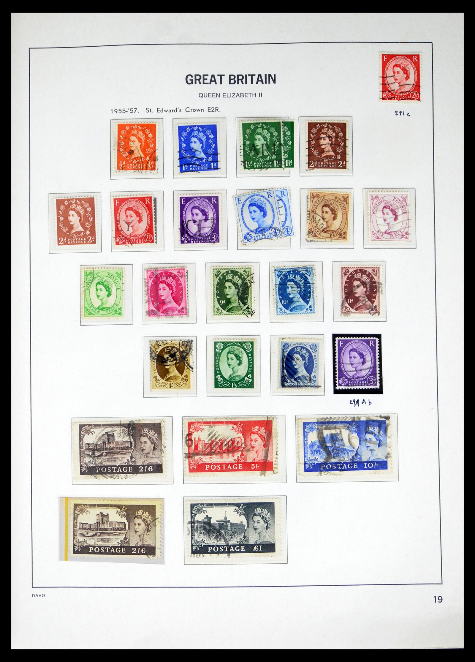 40432 0019 - Postzegel verzameling 40432 Engeland 1841-1970.