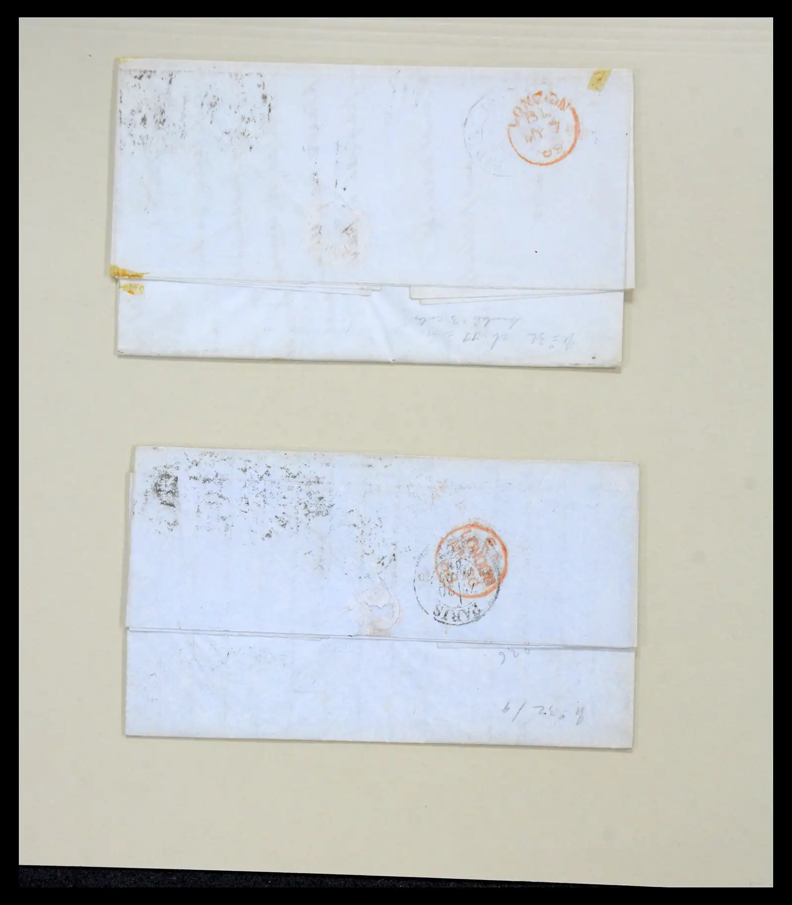 40434 0010 - Stamp collection 40434 Great Britain covers 1868-1869.
