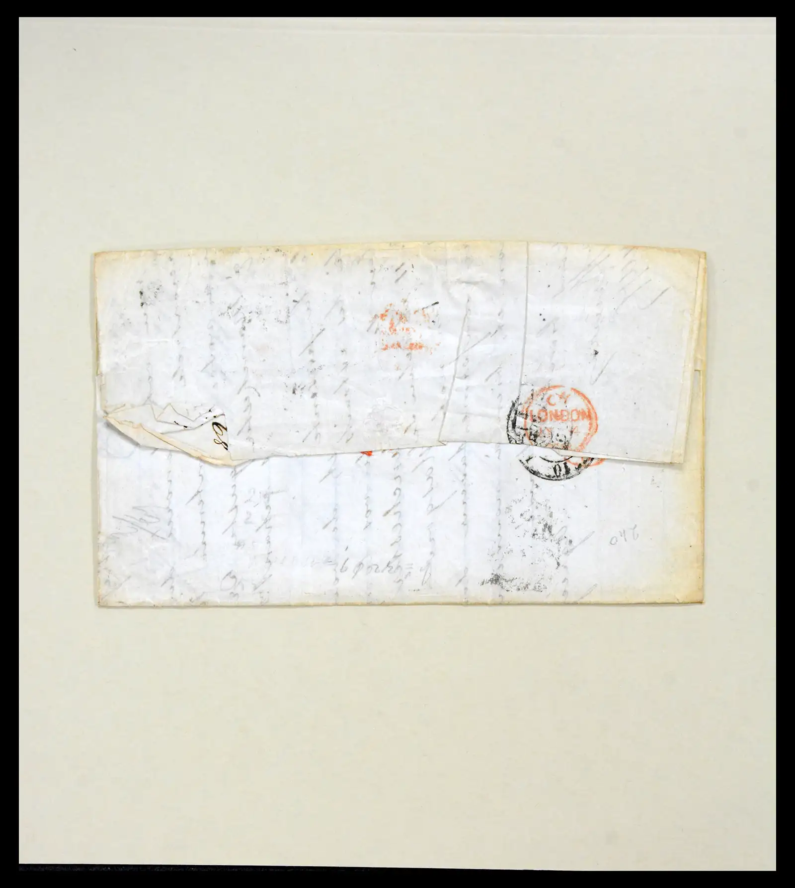 40434 0018 - Stamp collection 40434 Great Britain covers 1868-1869.