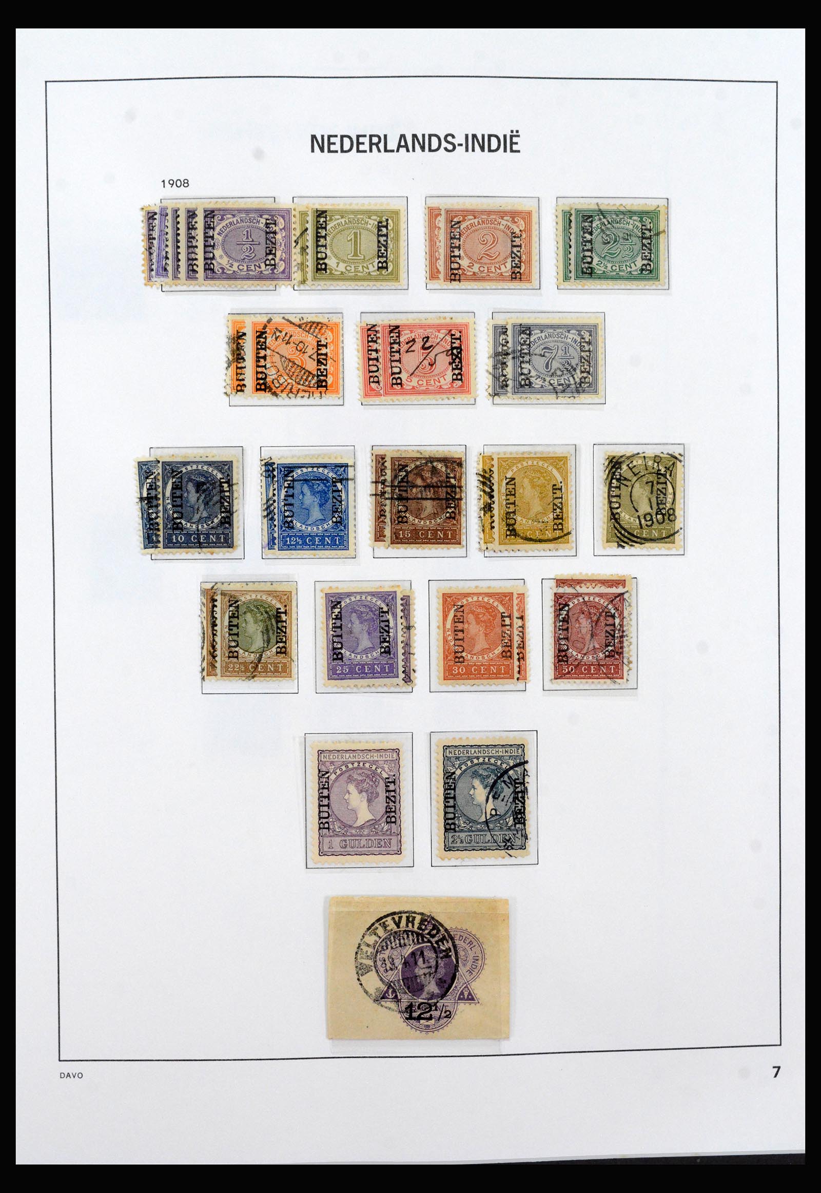 40436 0007 - Postzegel verzameling 40436 Overzeese gebiedsdelen 1864-1949.
