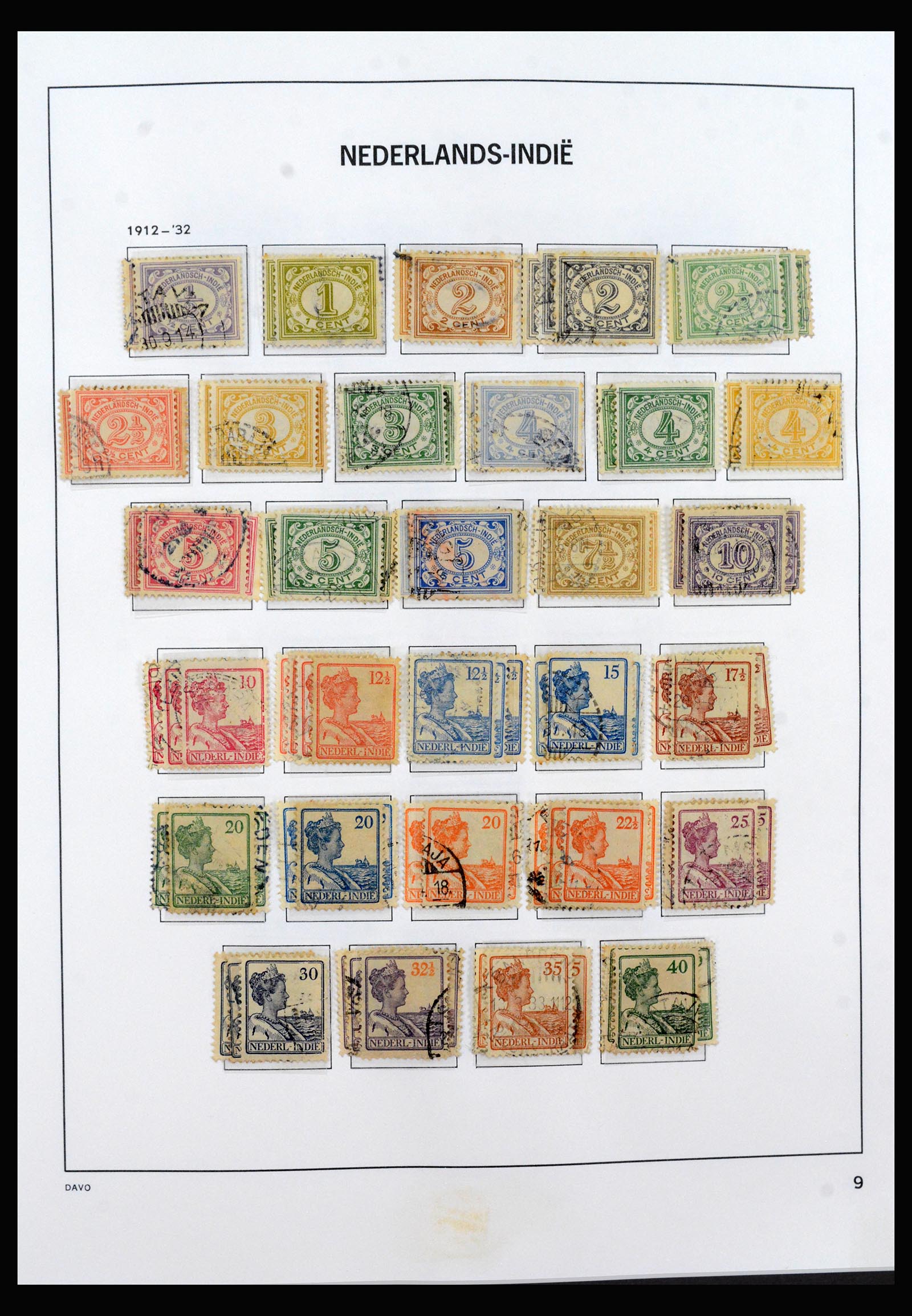 40436 0009 - Postzegel verzameling 40436 Overzeese gebiedsdelen 1864-1949.