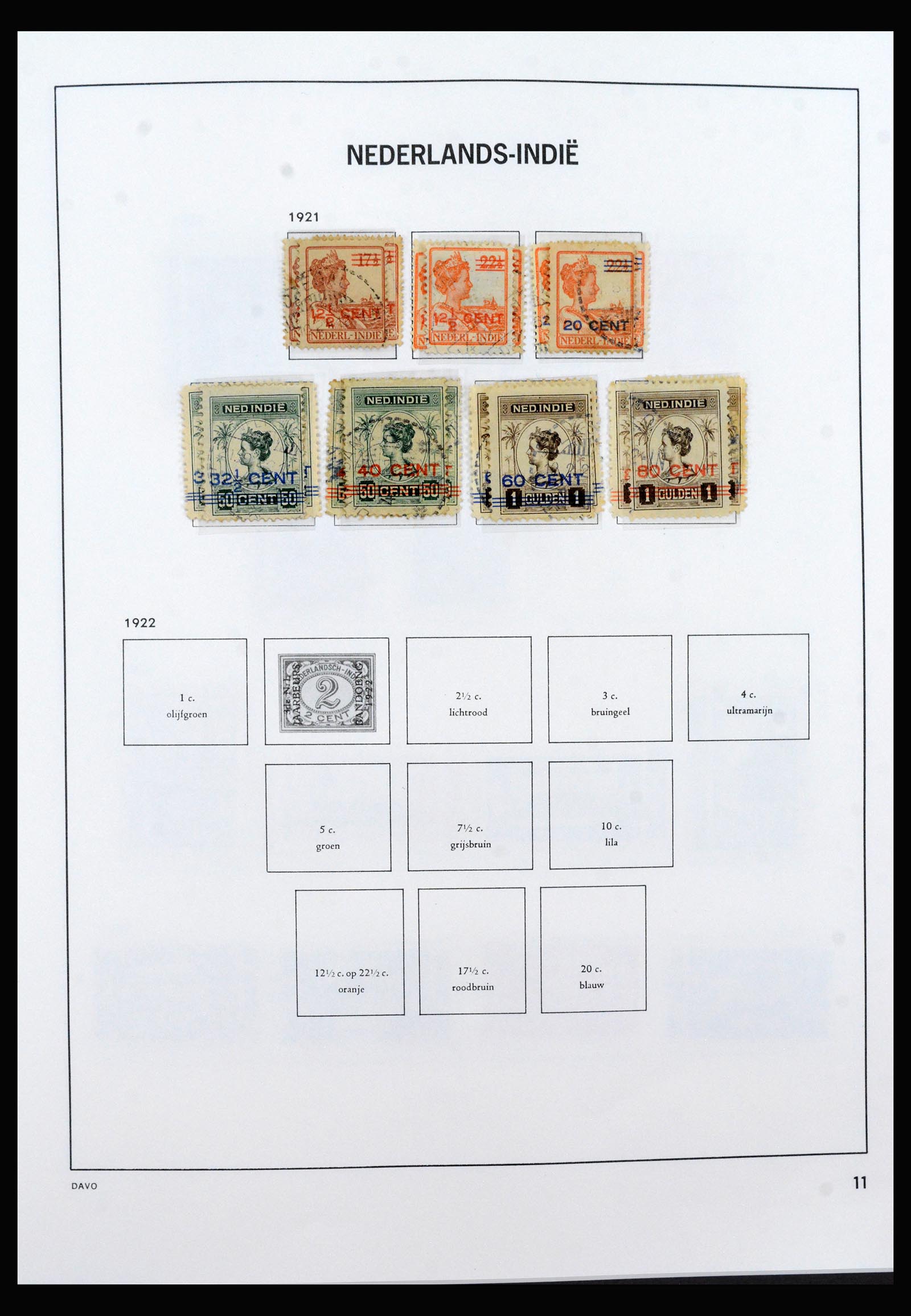40436 0011 - Postzegel verzameling 40436 Overzeese gebiedsdelen 1864-1949.