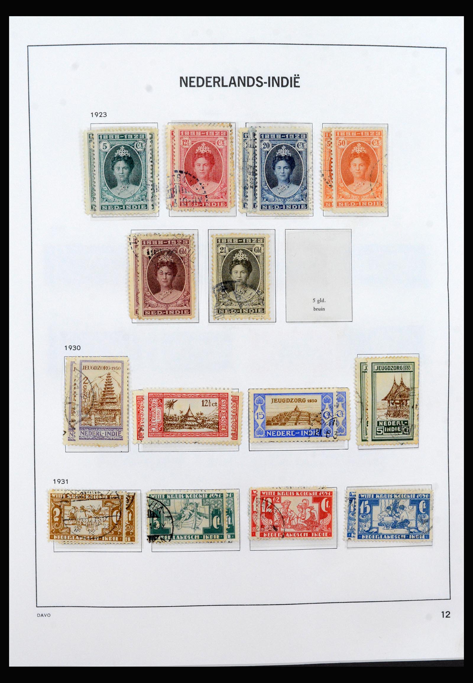 40436 0012 - Postzegel verzameling 40436 Overzeese gebiedsdelen 1864-1949.