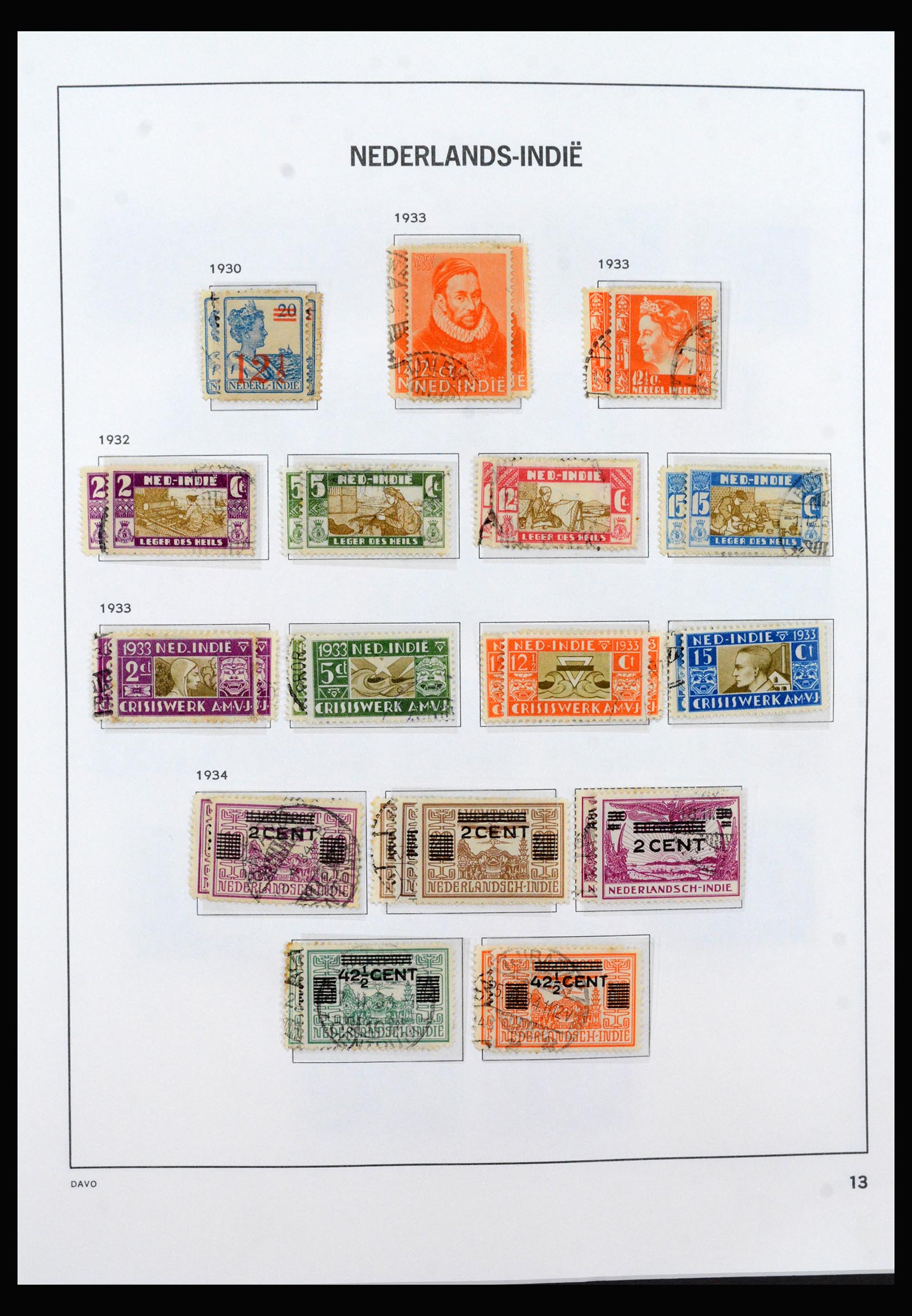 40436 0013 - Postzegel verzameling 40436 Overzeese gebiedsdelen 1864-1949.