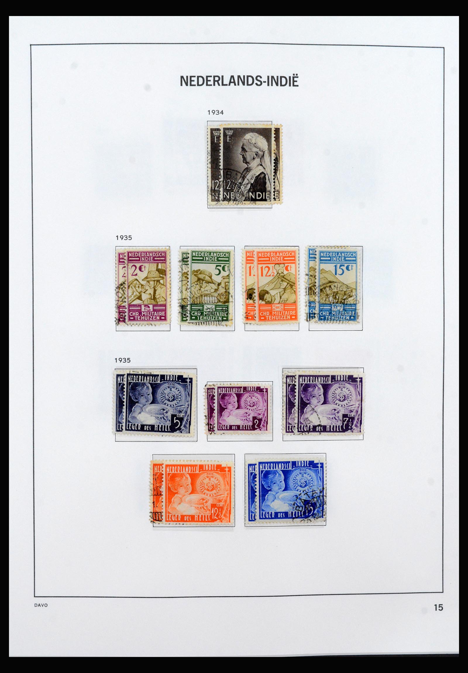 40436 0015 - Postzegel verzameling 40436 Overzeese gebiedsdelen 1864-1949.