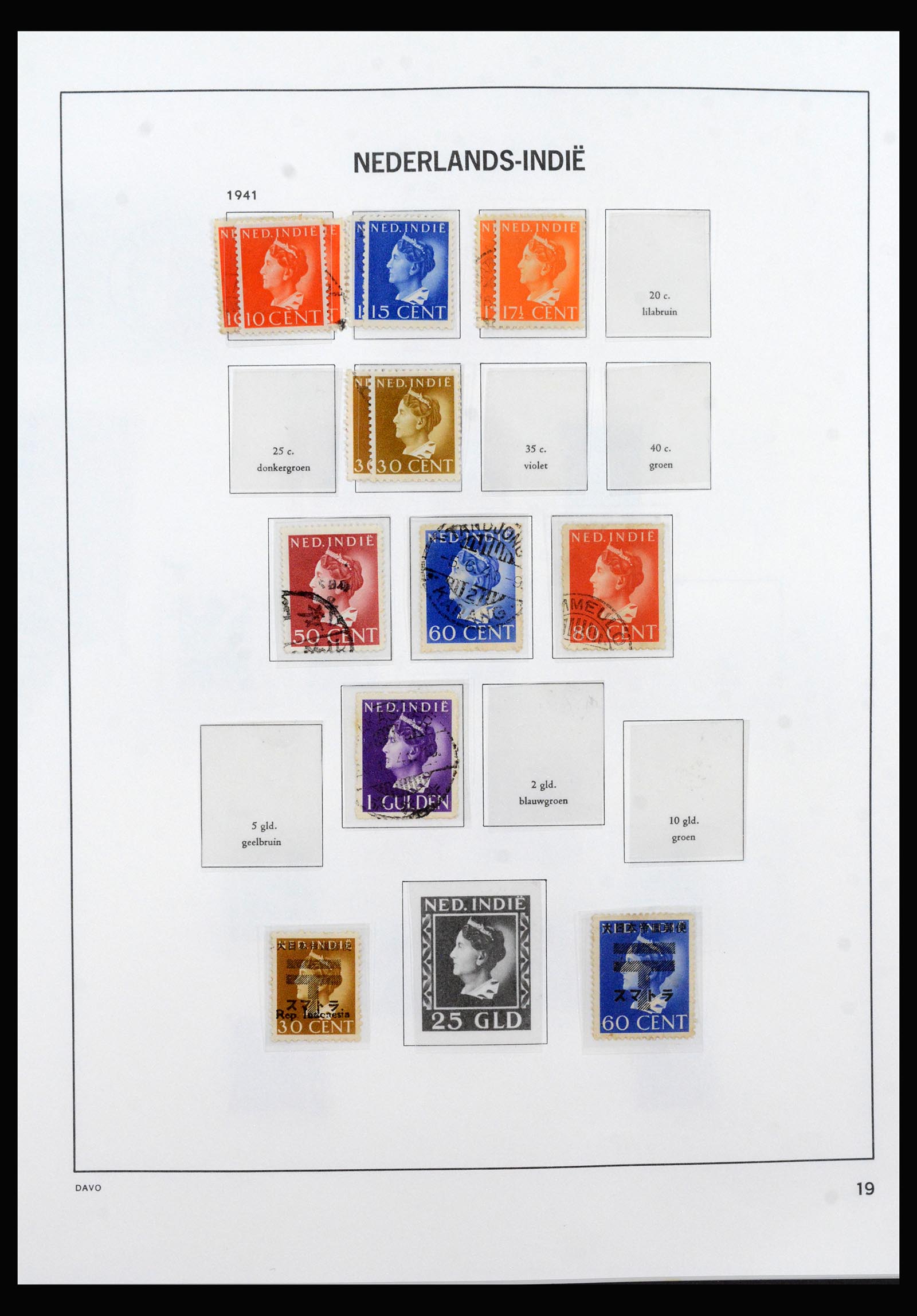 40436 0019 - Postzegel verzameling 40436 Overzeese gebiedsdelen 1864-1949.
