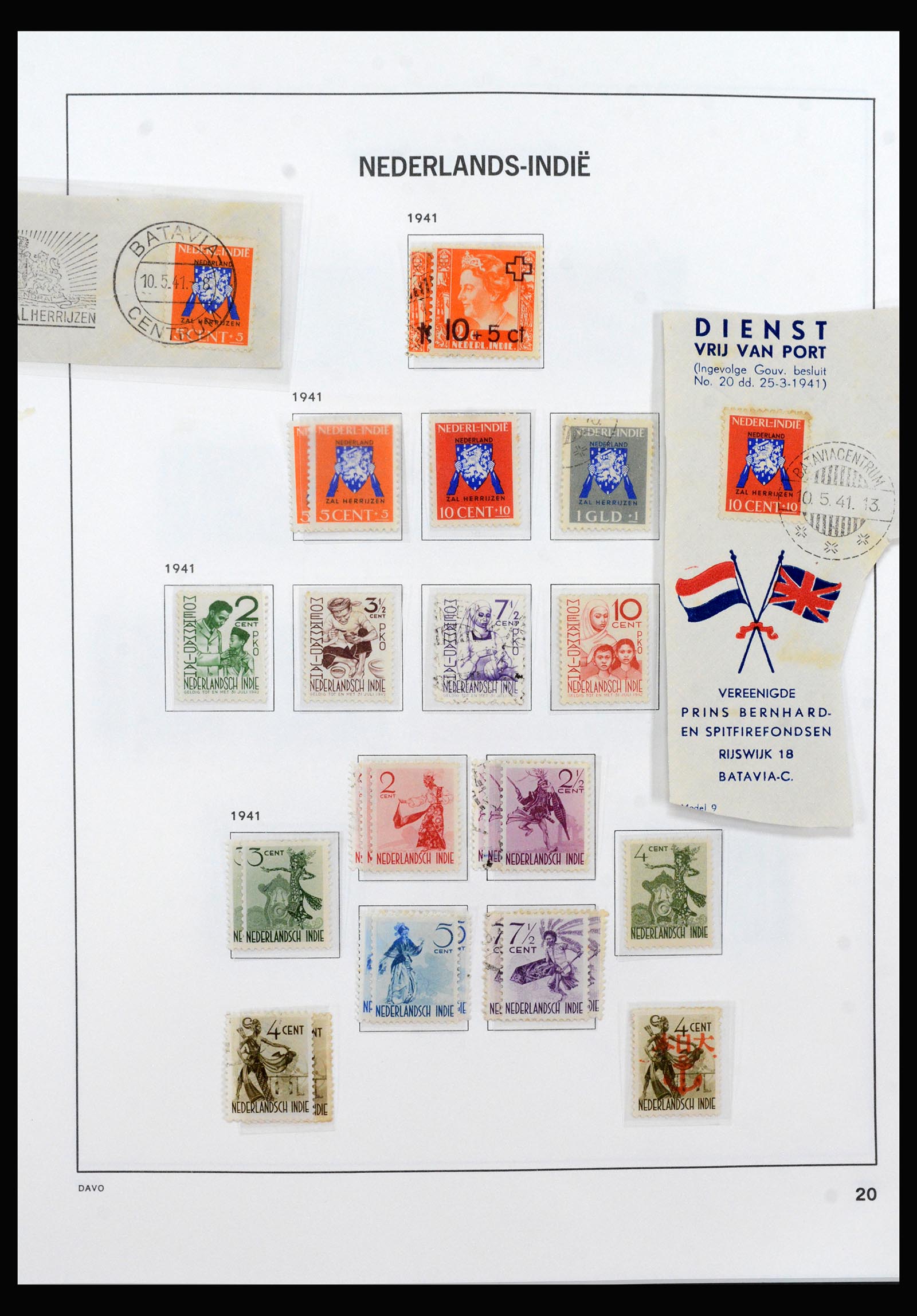40436 0020 - Postzegel verzameling 40436 Overzeese gebiedsdelen 1864-1949.