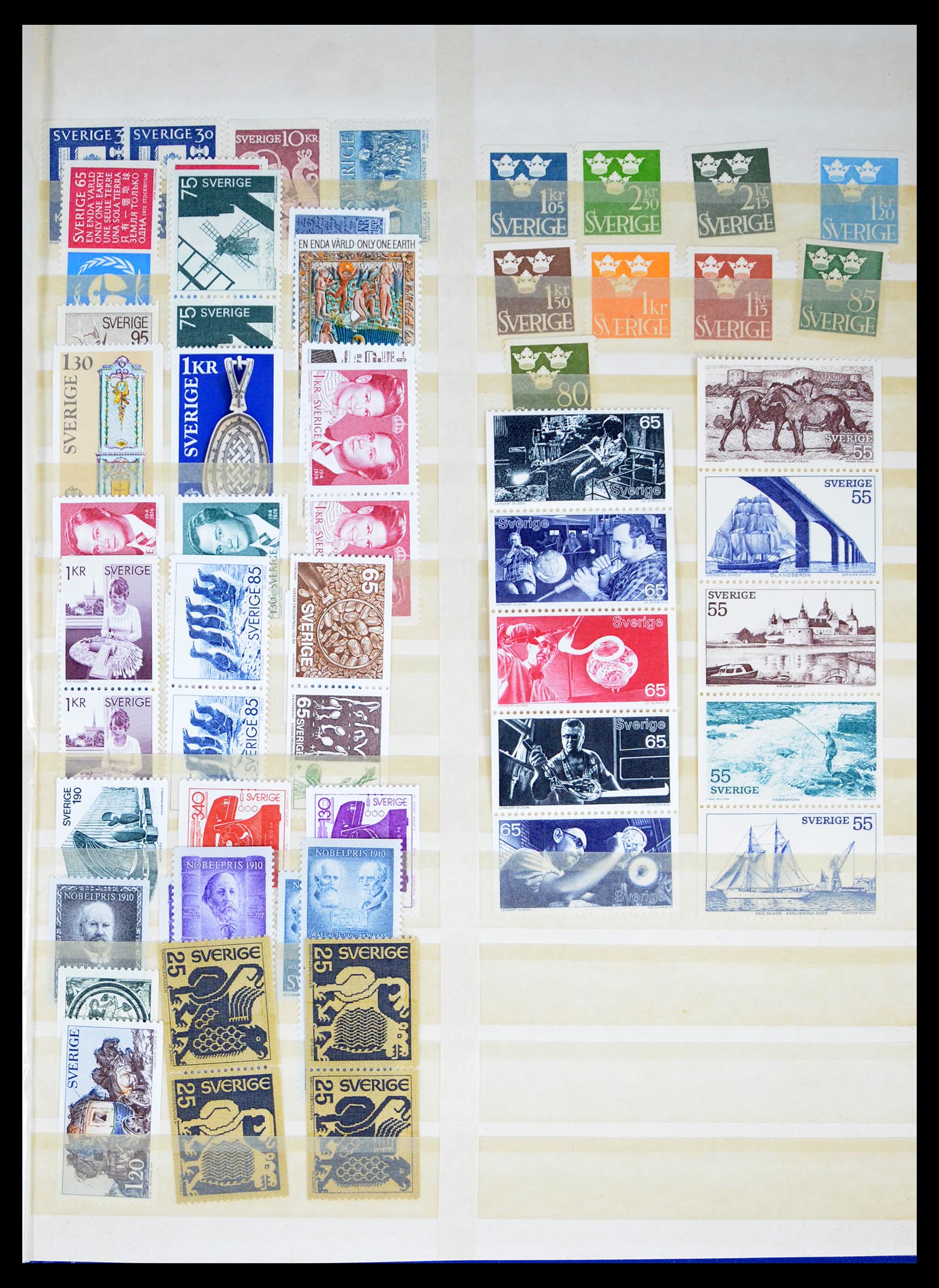 40438 0007 - Postzegel verzameling 40438 Zweden en Zwitserland betere zegels 1850-