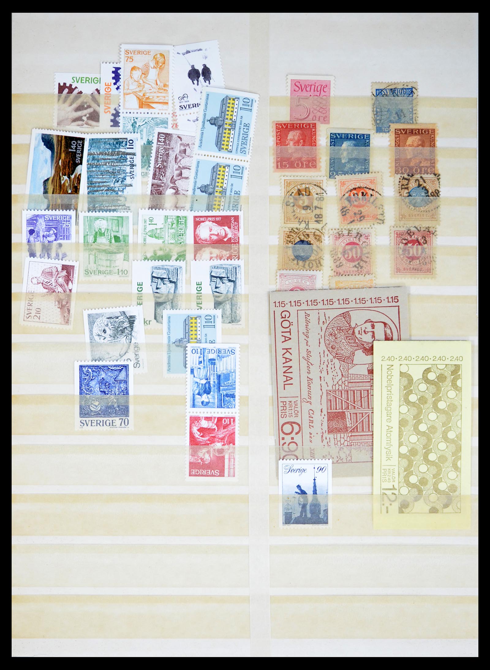 40438 0008 - Postzegel verzameling 40438 Zweden en Zwitserland betere zegels 1850-