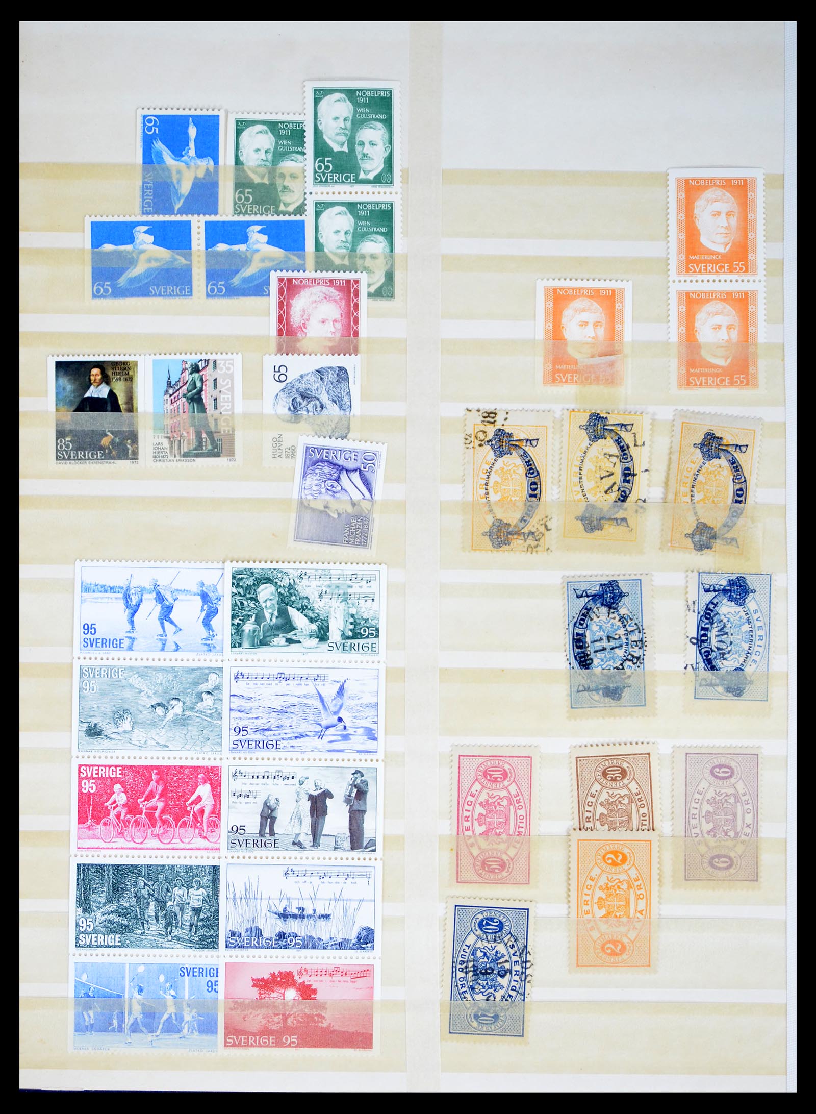 40438 0010 - Postzegel verzameling 40438 Zweden en Zwitserland betere zegels 1850-