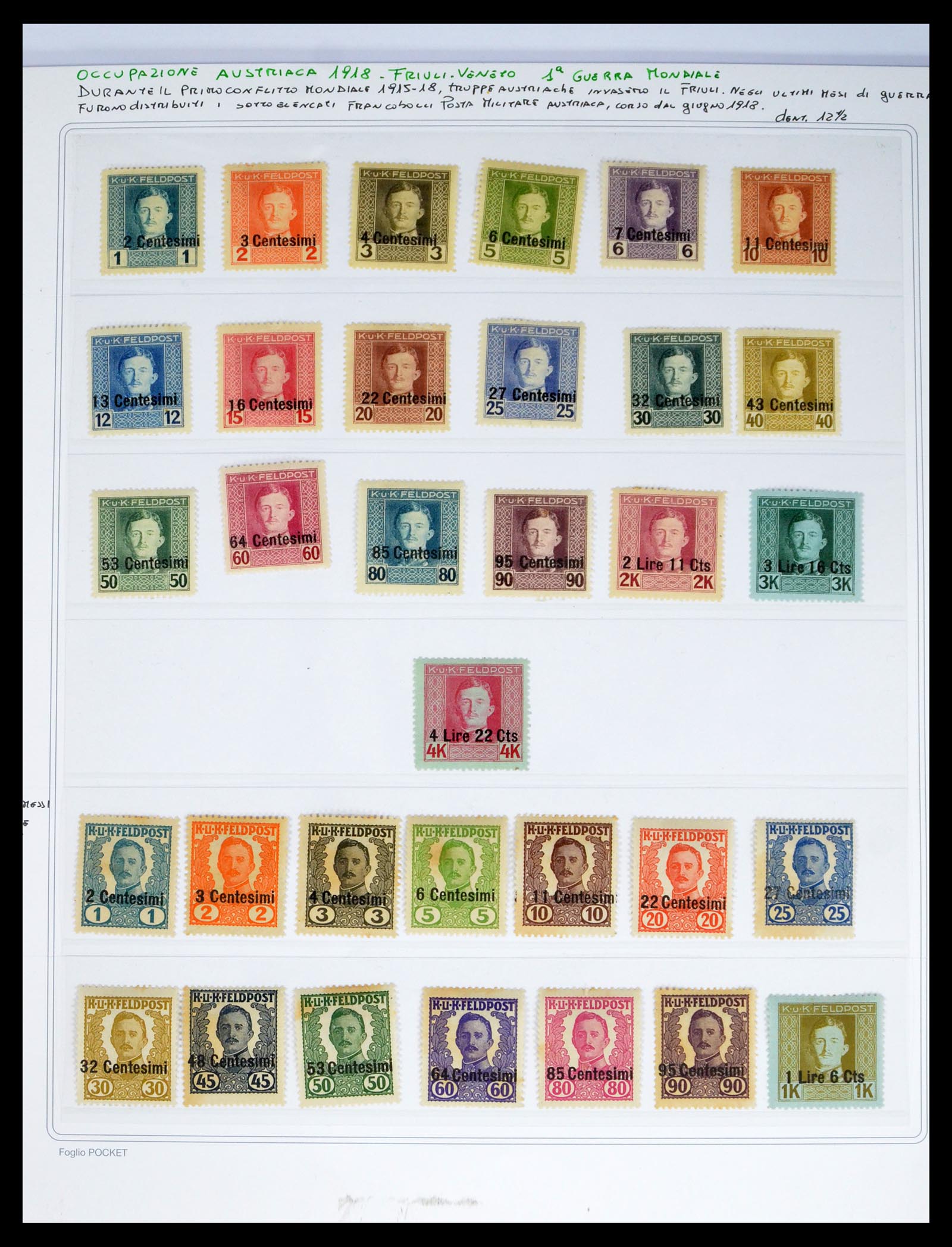 40439 0001 - Postzegel verzameling 40439 Italiaanse gebieden en bezettingen 1914-1