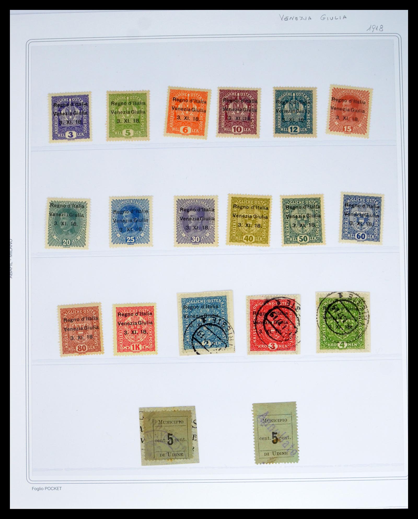 40439 0009 - Postzegel verzameling 40439 Italiaanse gebieden en bezettingen 1914-1