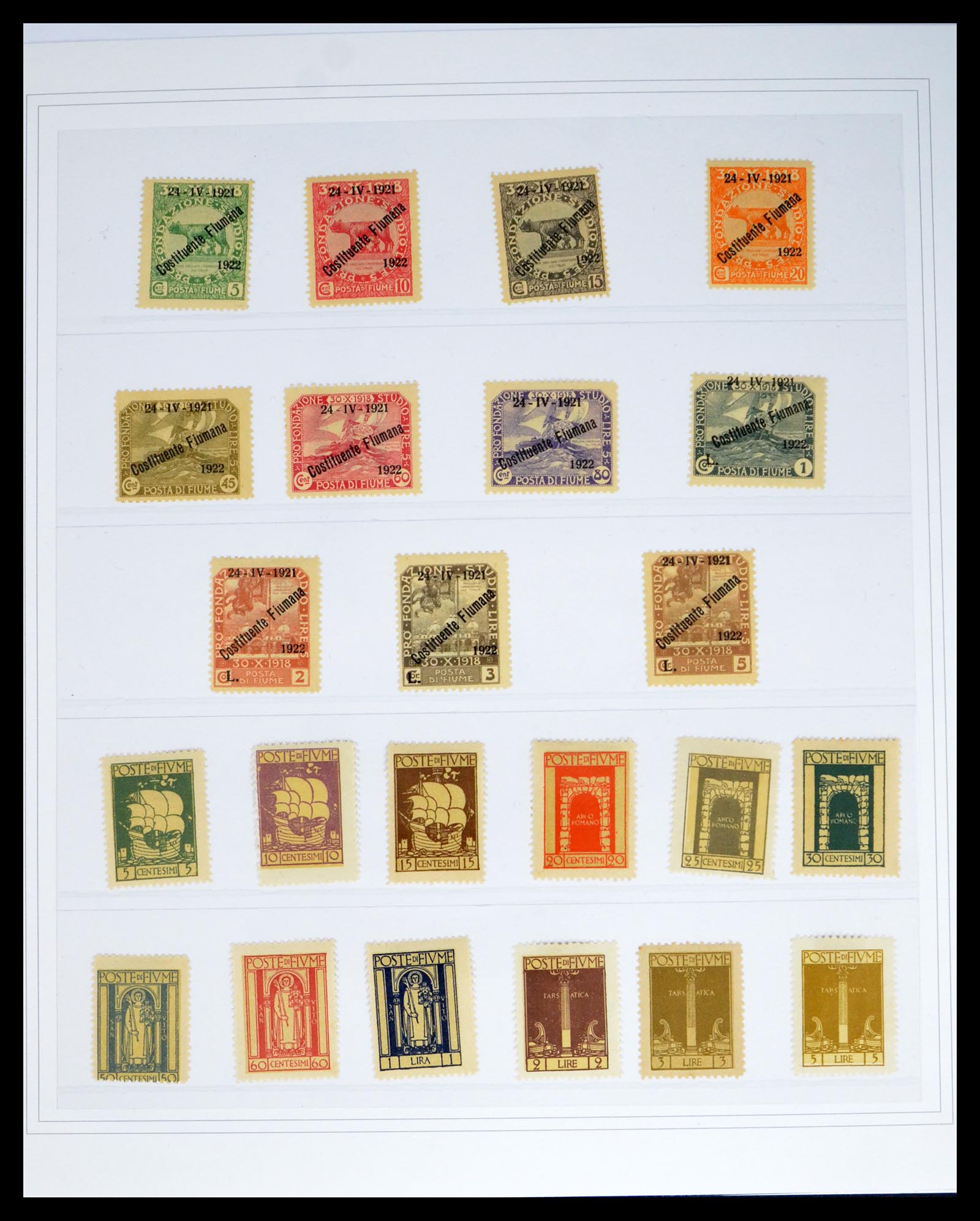40439 0010 - Postzegel verzameling 40439 Italiaanse gebieden en bezettingen 1914-1