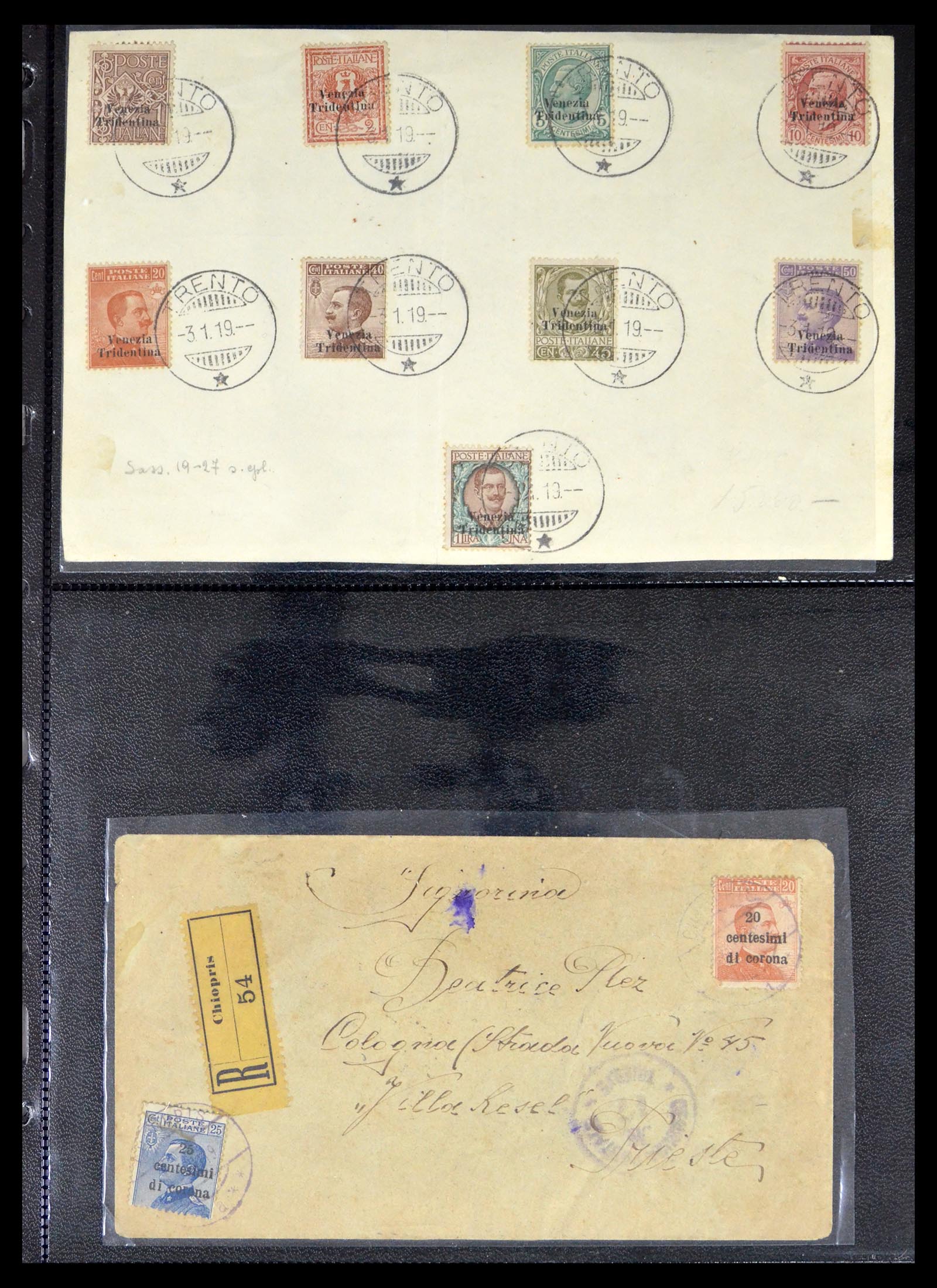 40439 0011 - Postzegel verzameling 40439 Italiaanse gebieden en bezettingen 1914-1